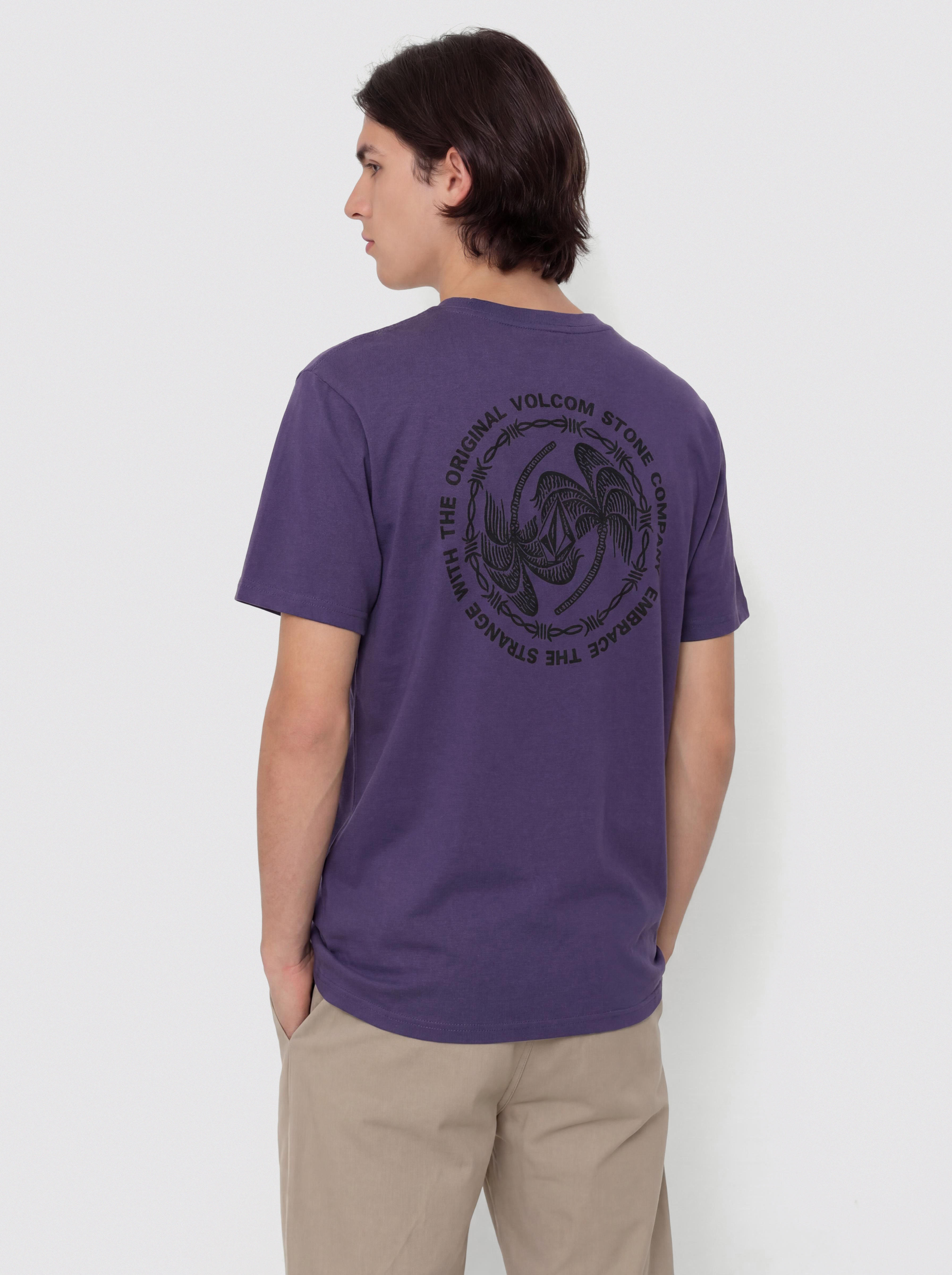 Tričko Volcom Circlepalm Pw (dark purple)