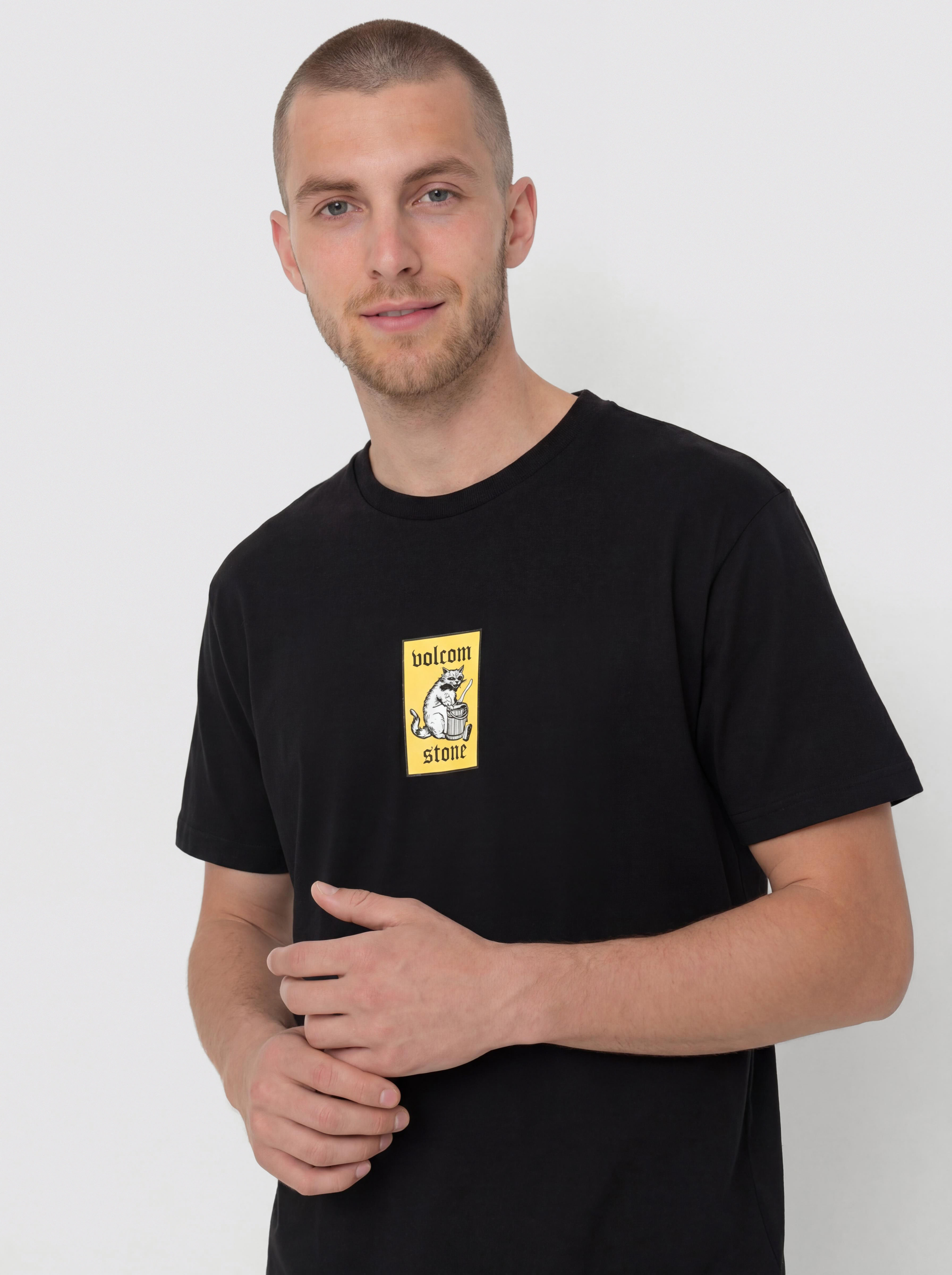 Tričko Volcom Rockout (black)