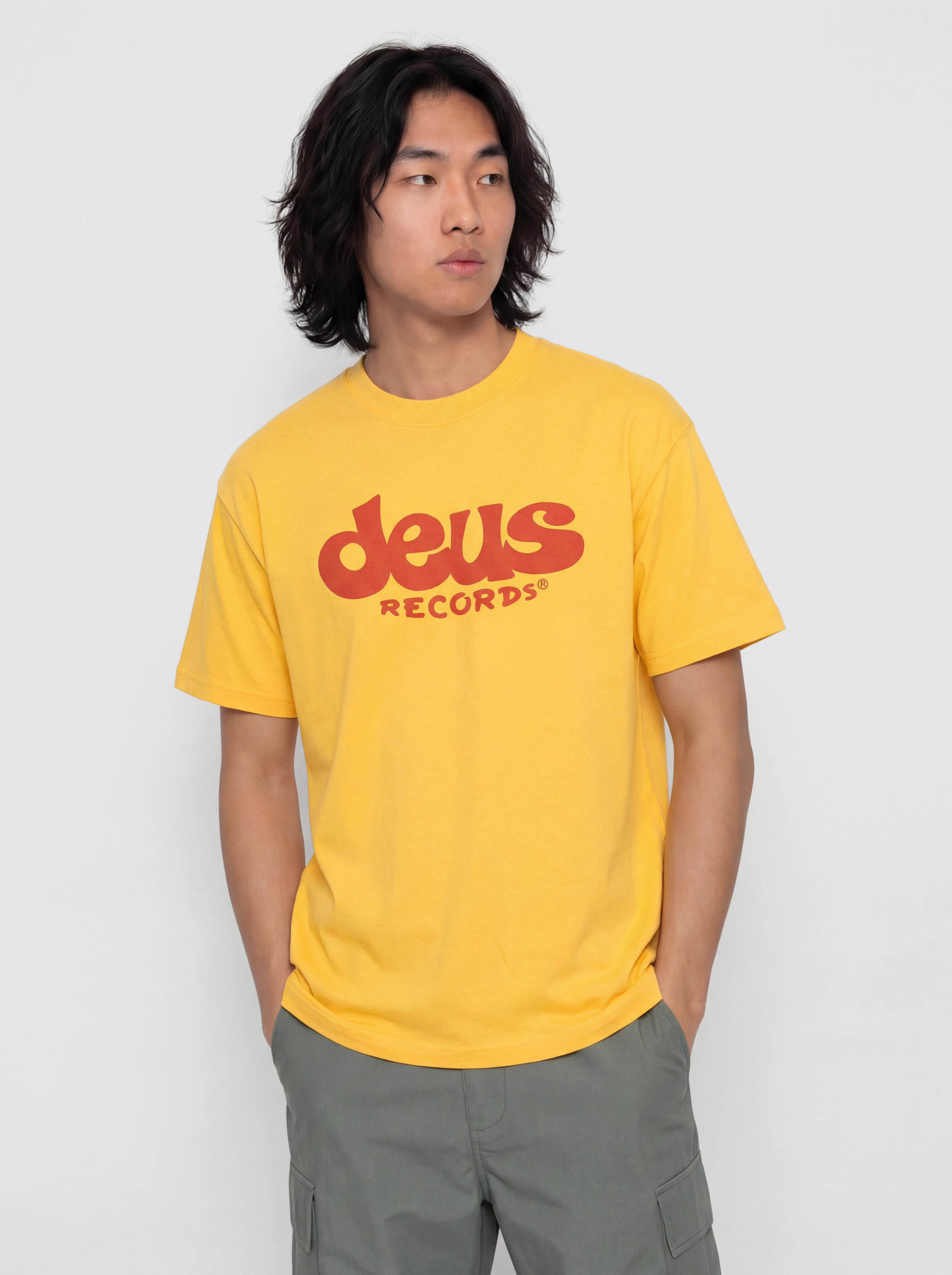Tričko Deus Ex Machina Smile (citrus yellow)