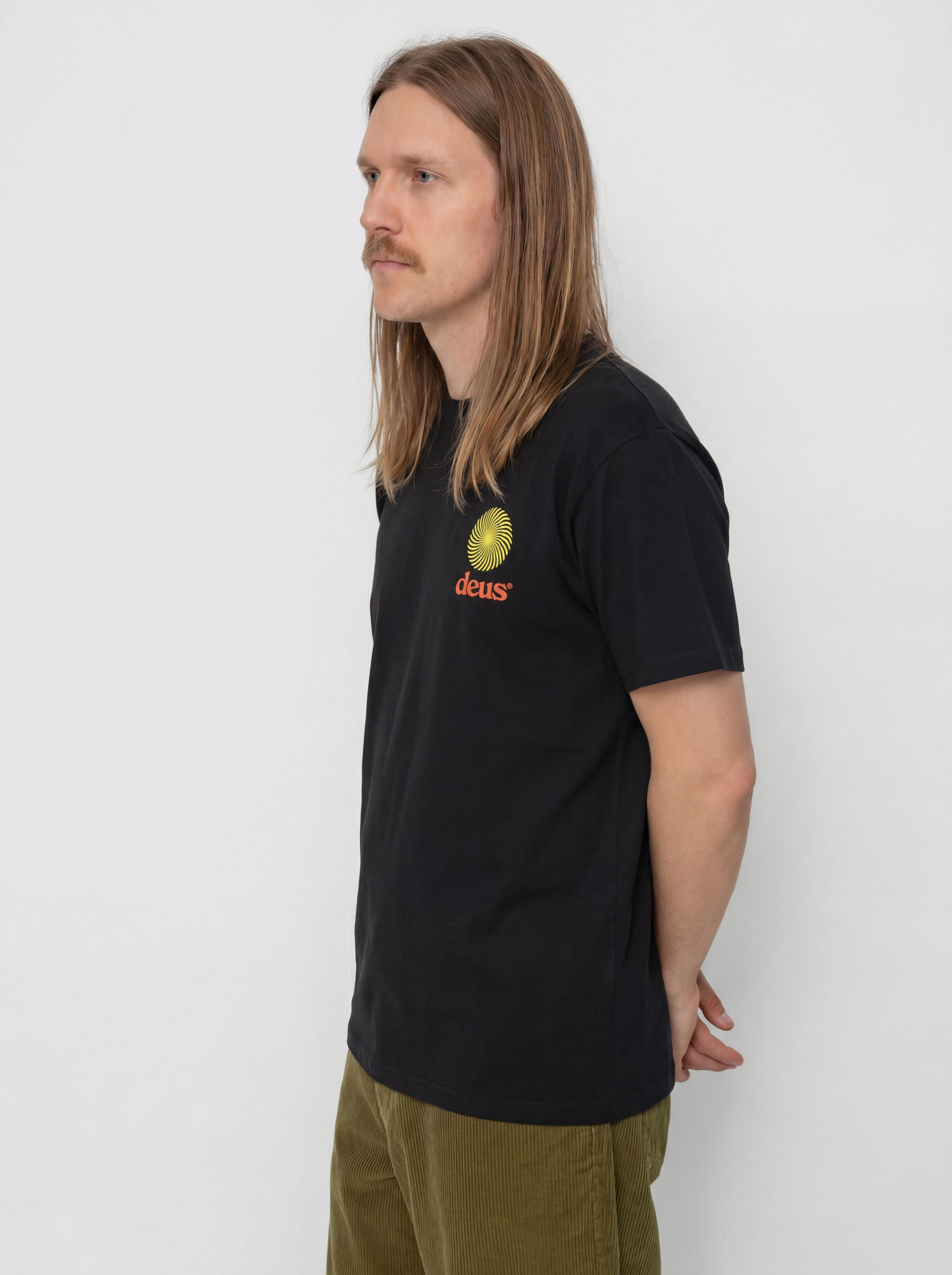 Tričko Deus Ex Machina Strata (black)