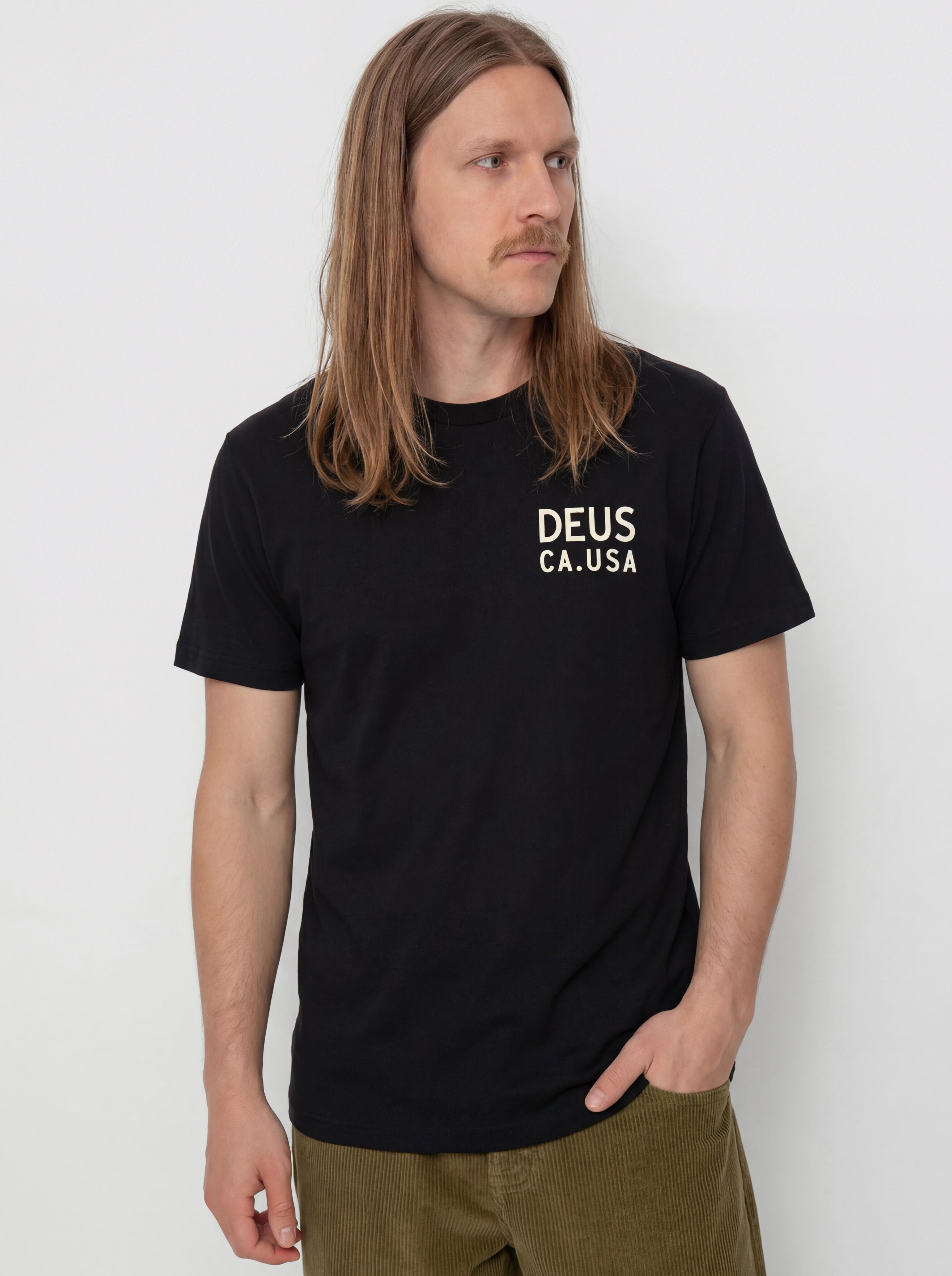 Tričko Deus Ex Machina Camber (black)
