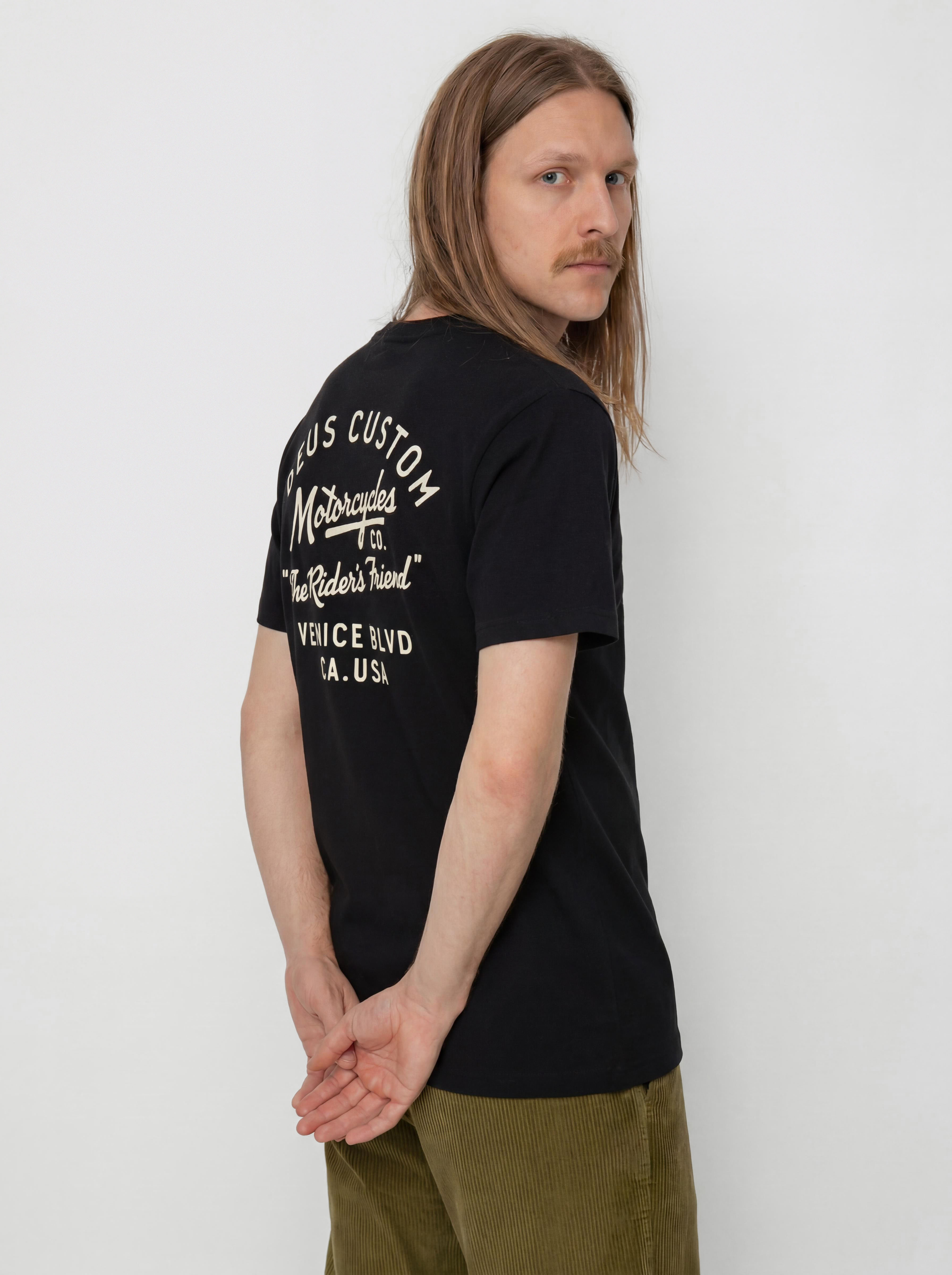 Tričko Deus Ex Machina Camber (black)