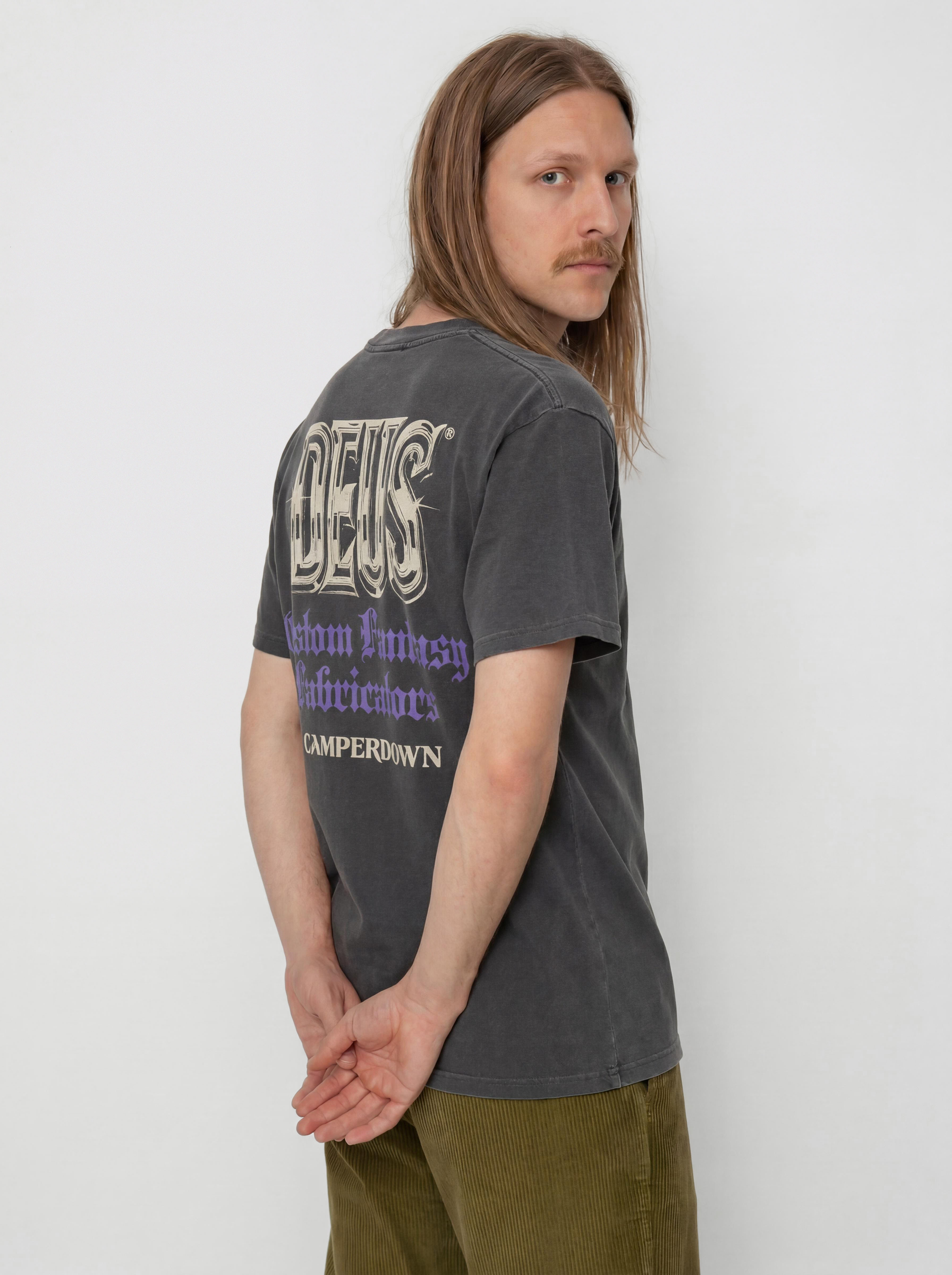 Tričko Deus Ex Machina Metal Fabricator (anthracite)