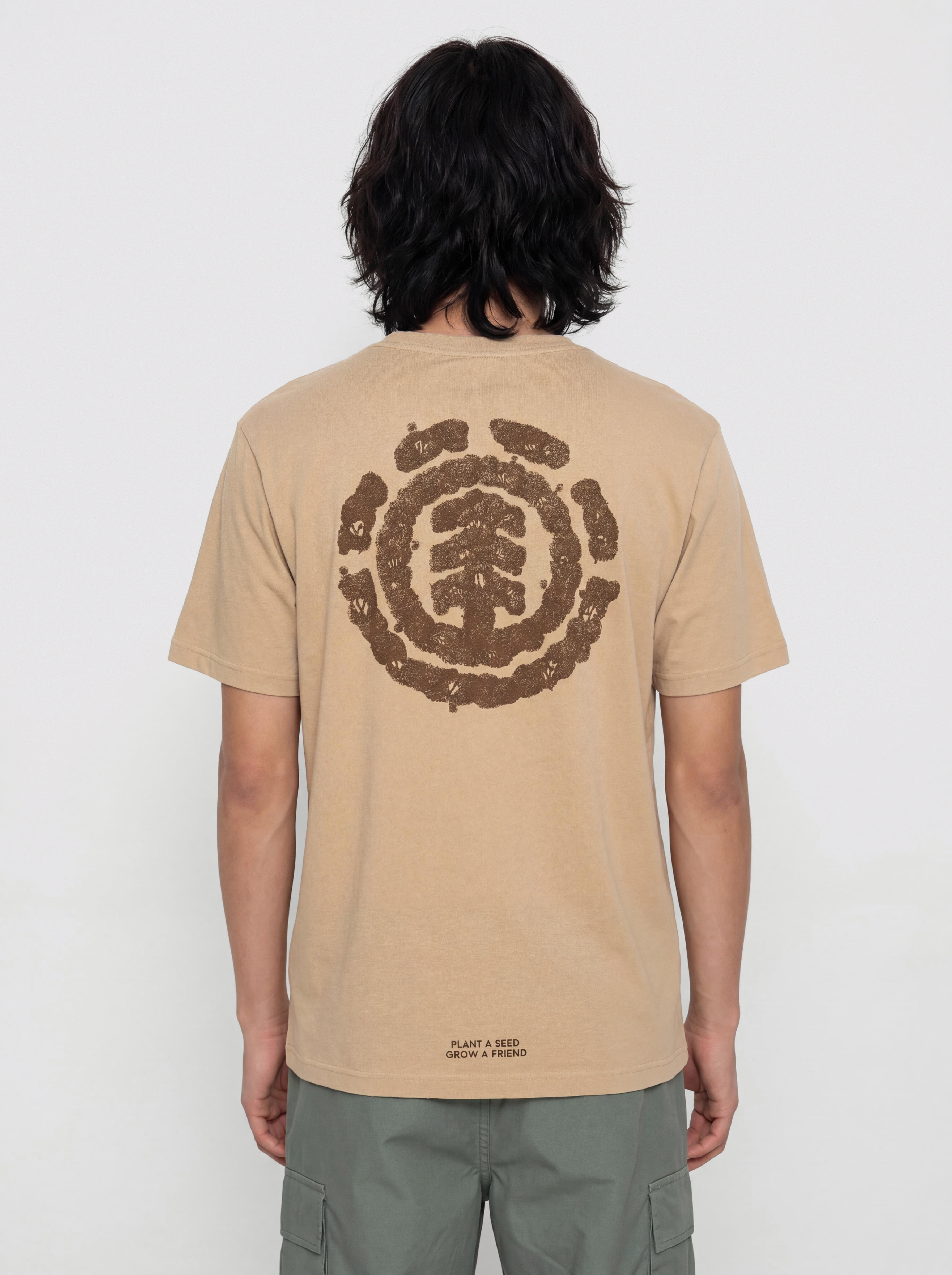 Tričko Element Ocnc Foliage (silver mink)