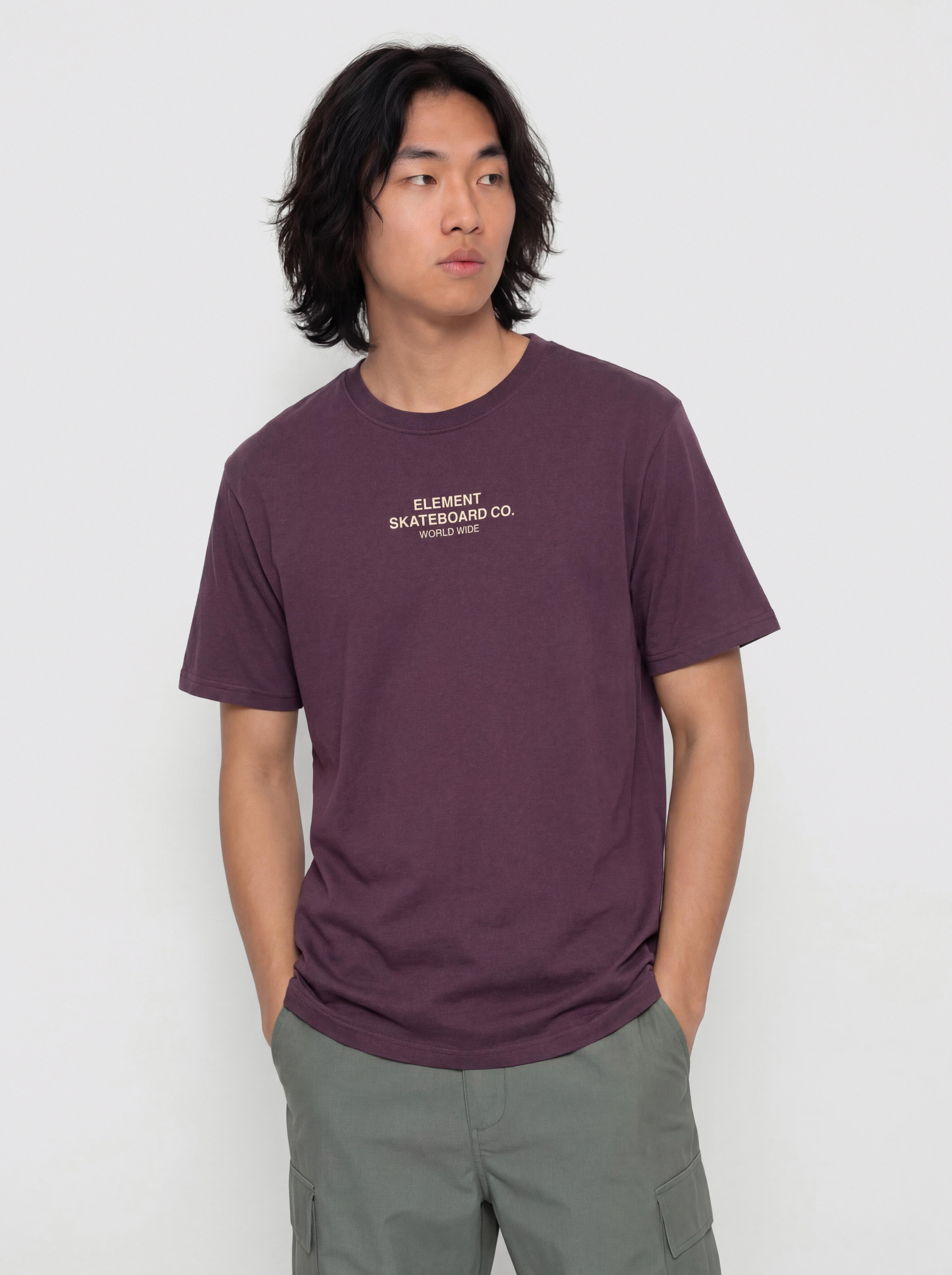 Tričko Element Skateboard (plum perfect)