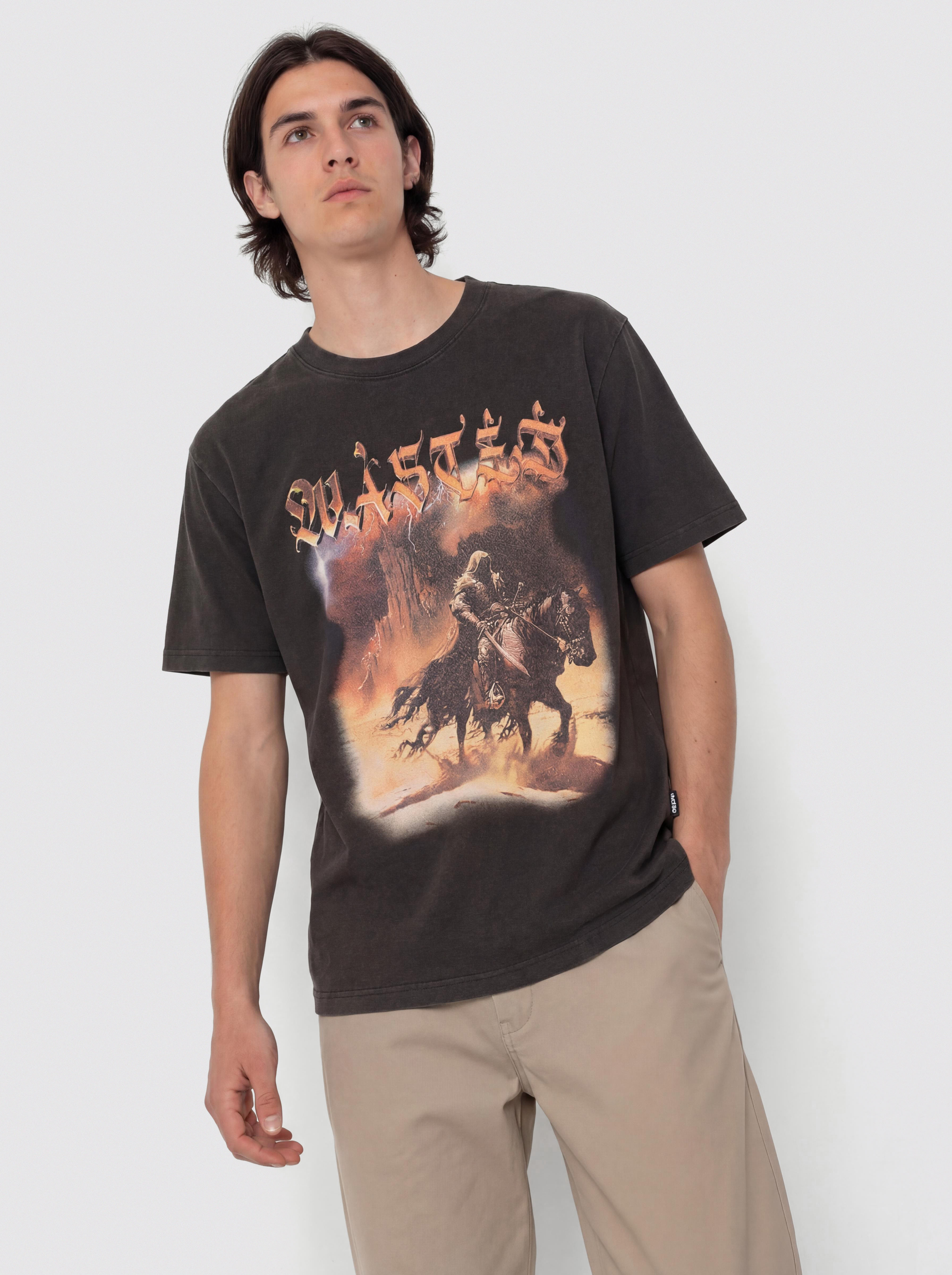 Tričko Wasted Paris Mirage (faded black)