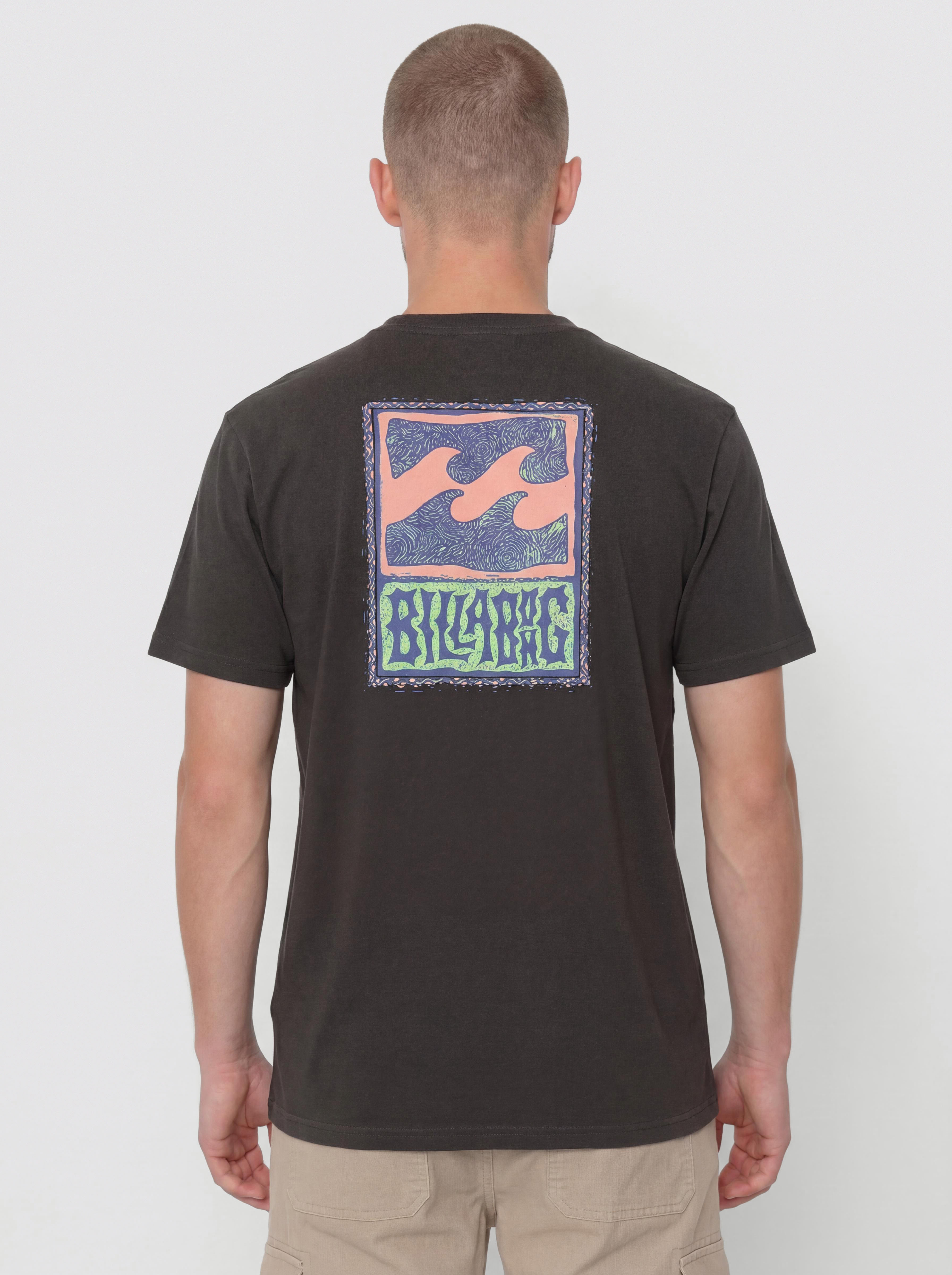 Tričko Billabong Stamp (washed black)