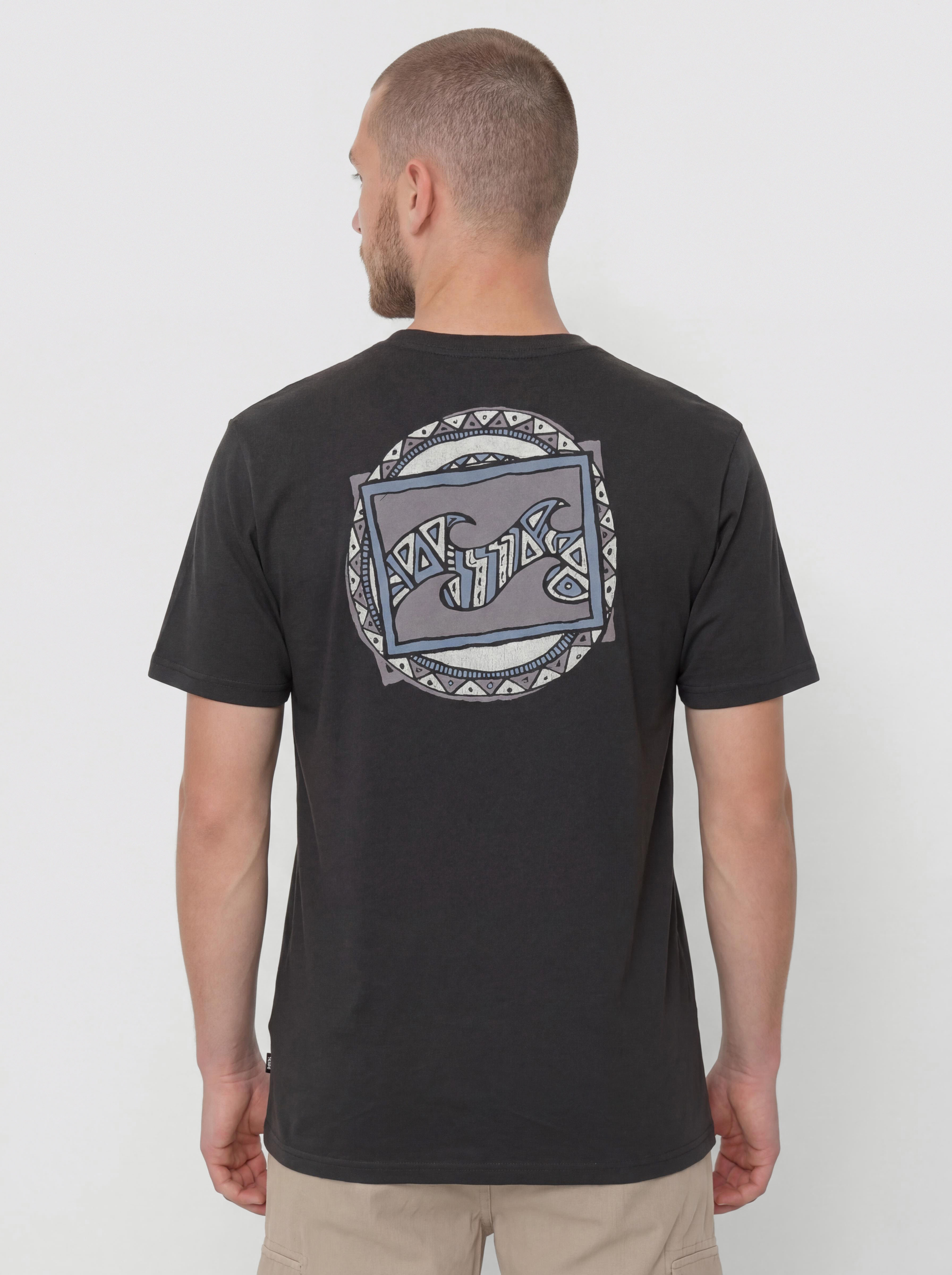 Tričko Billabong Crayon Wave (washed black)