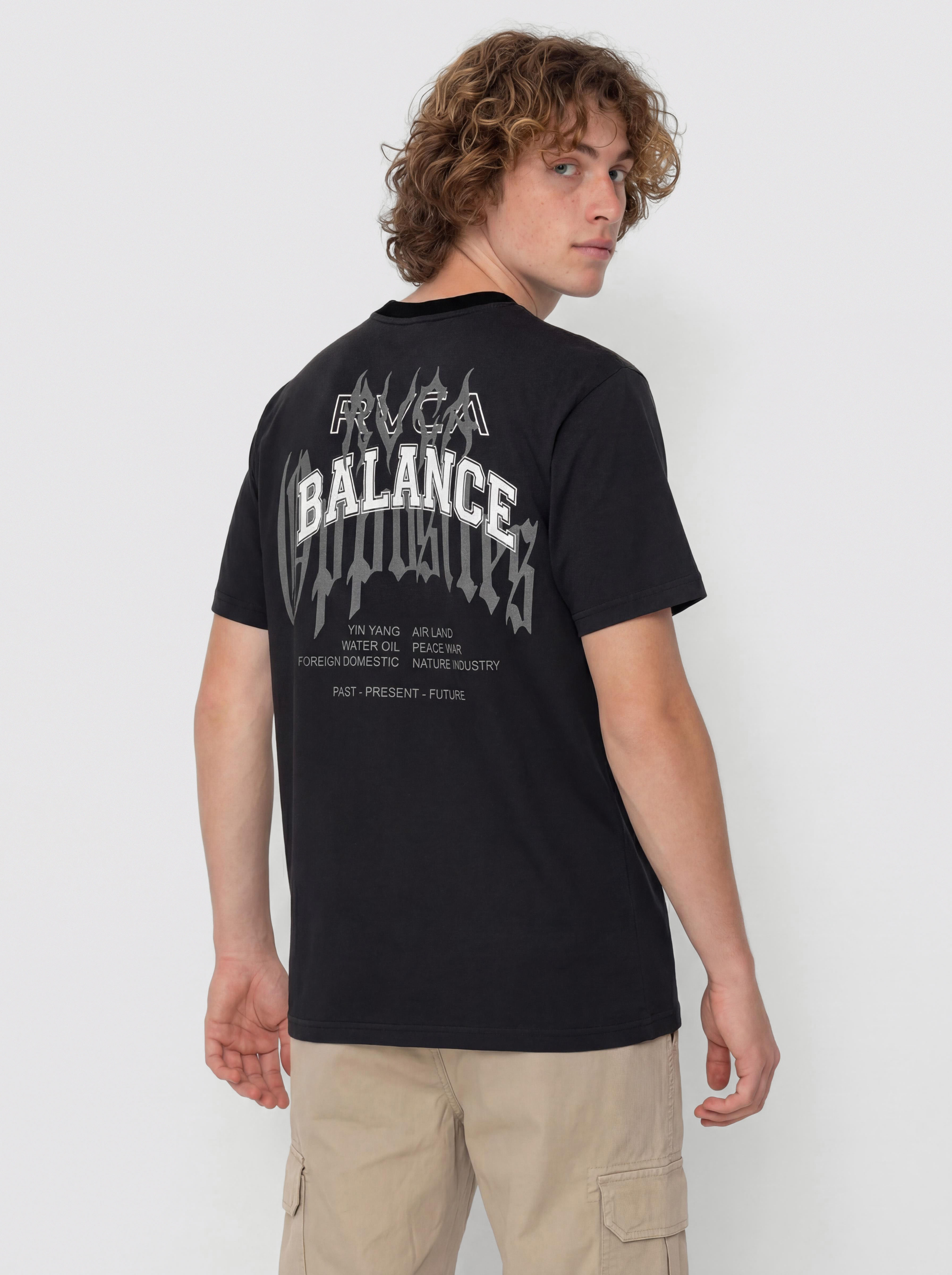 Tričko RVCA Metalurgy (black)