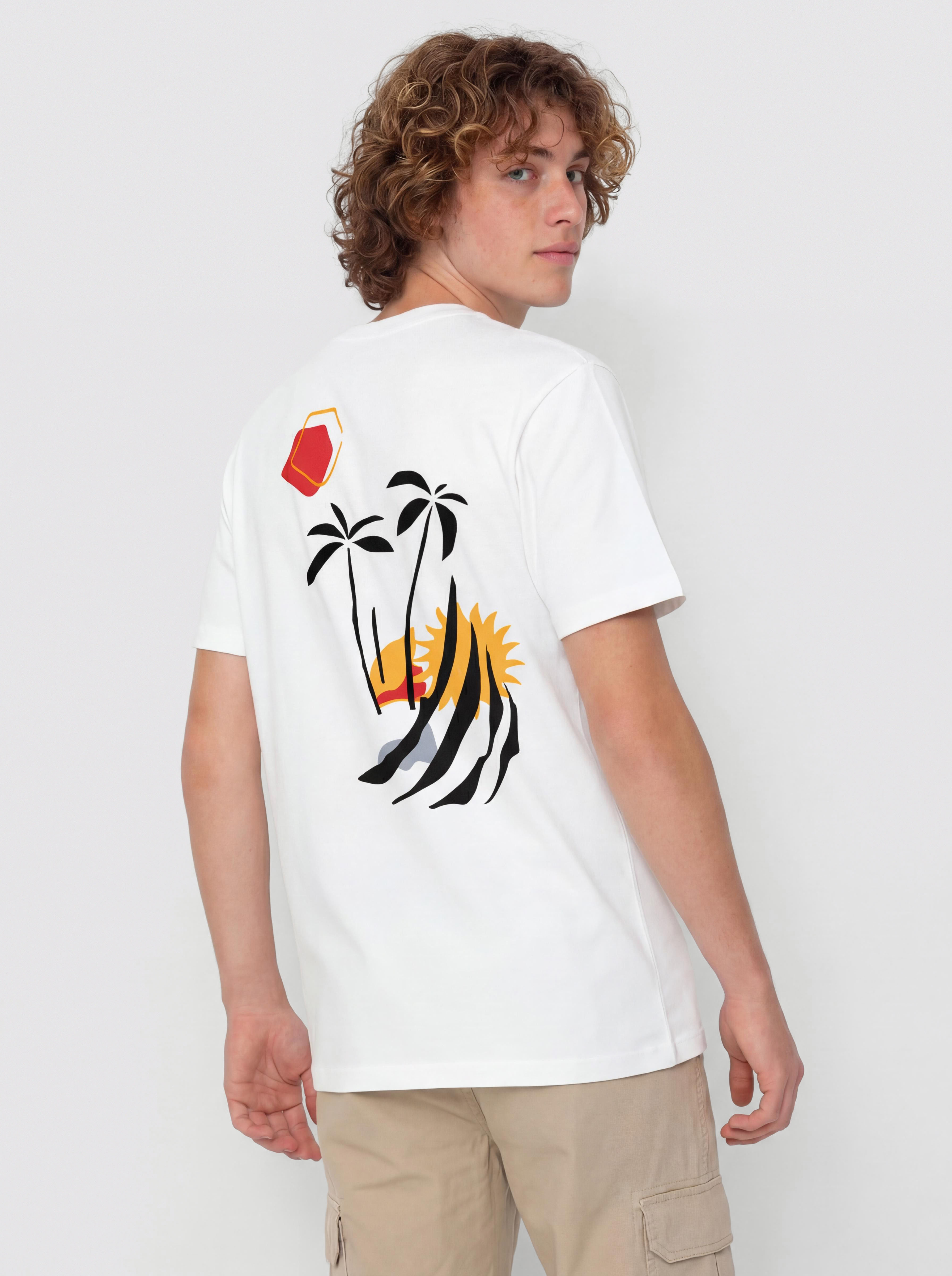 Tričko RVCA Cutship (white)