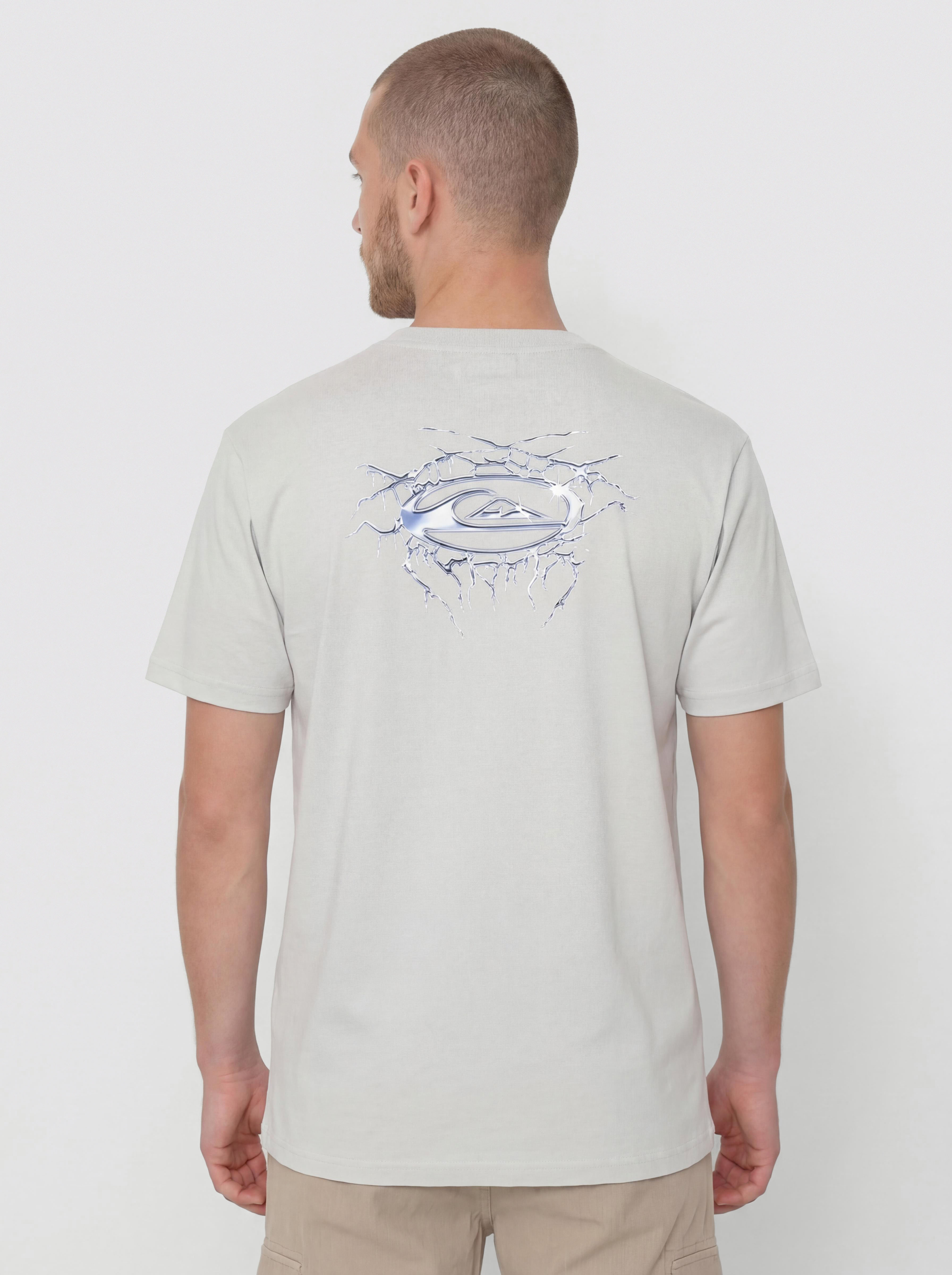 Tričko Quiksilver Mercury Chrome Lightning (lunar rock)