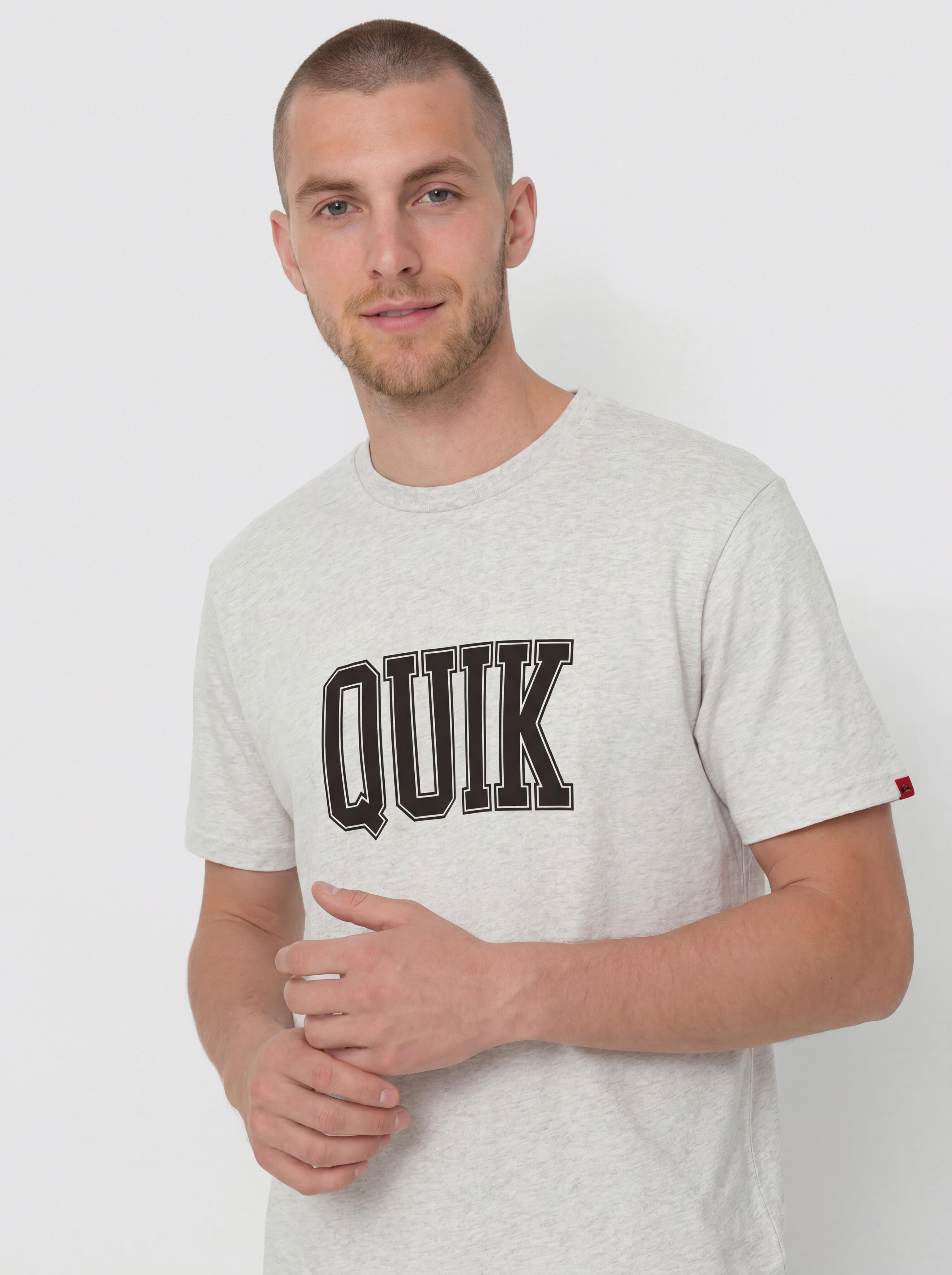 Tričko Quiksilver Griff Quik Gfn (snow heather)