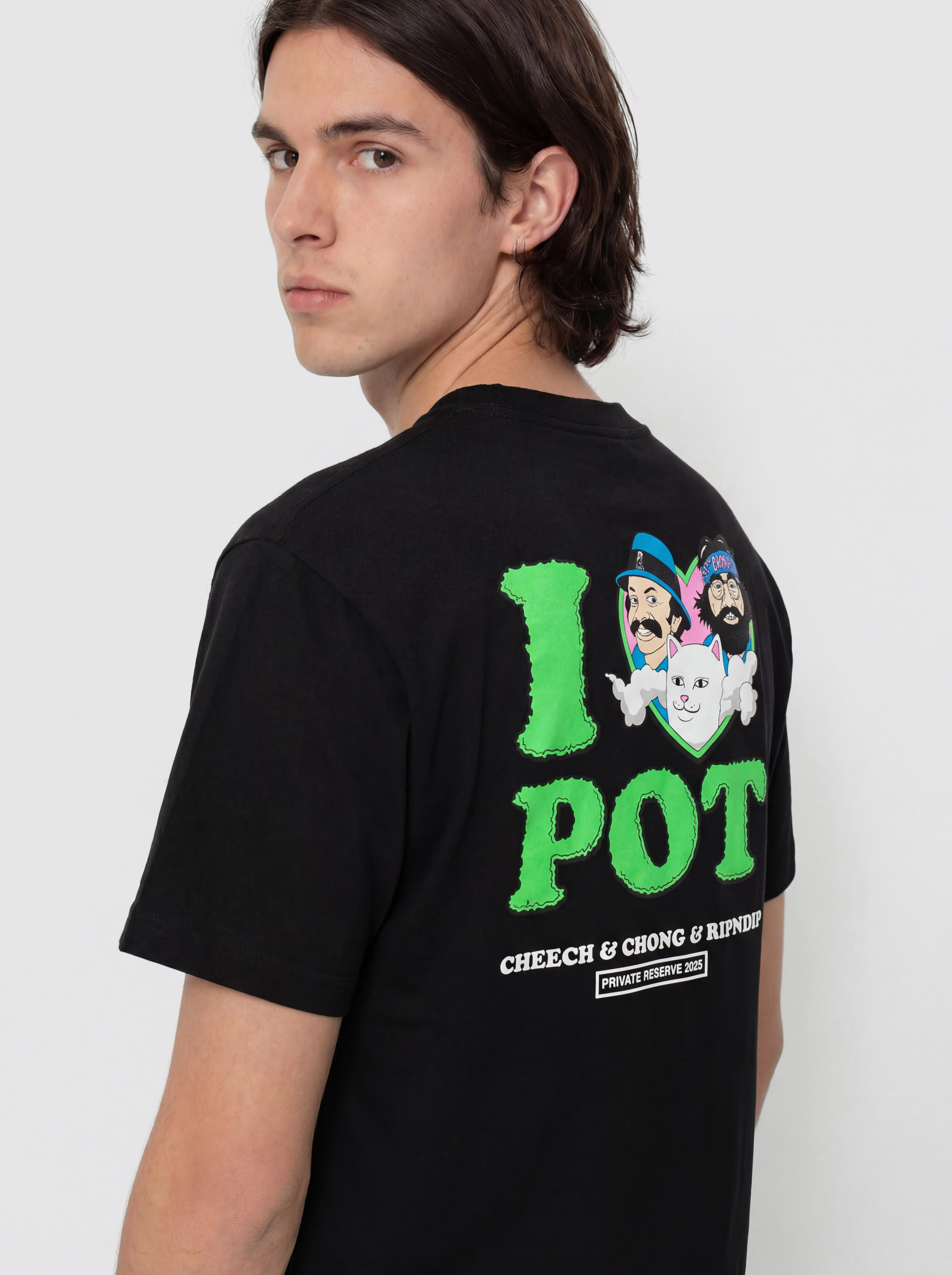 Tričko RipNDip I Love Pot (black)