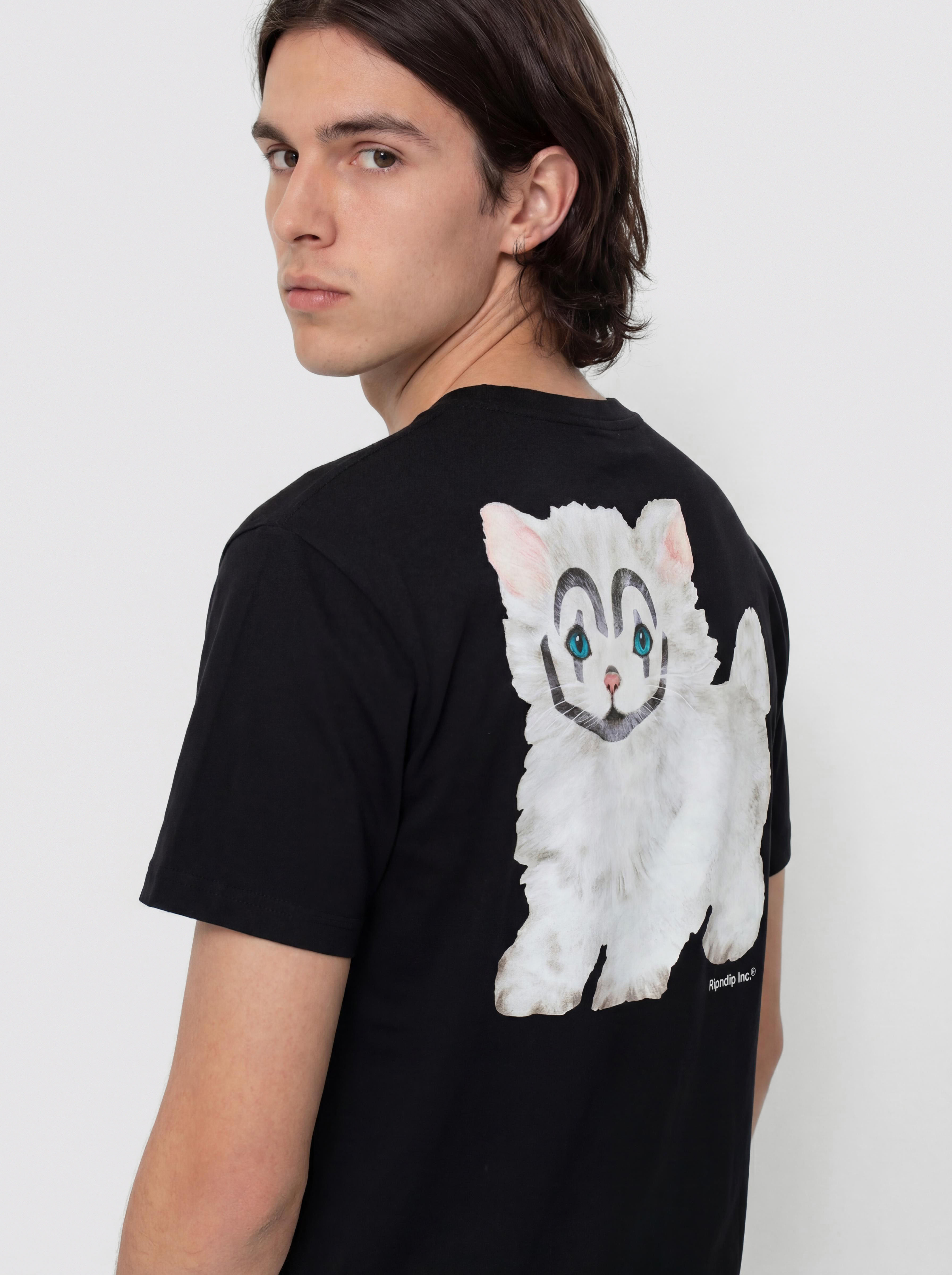 Tričko RipNDip Pet Me Im Cute (black)