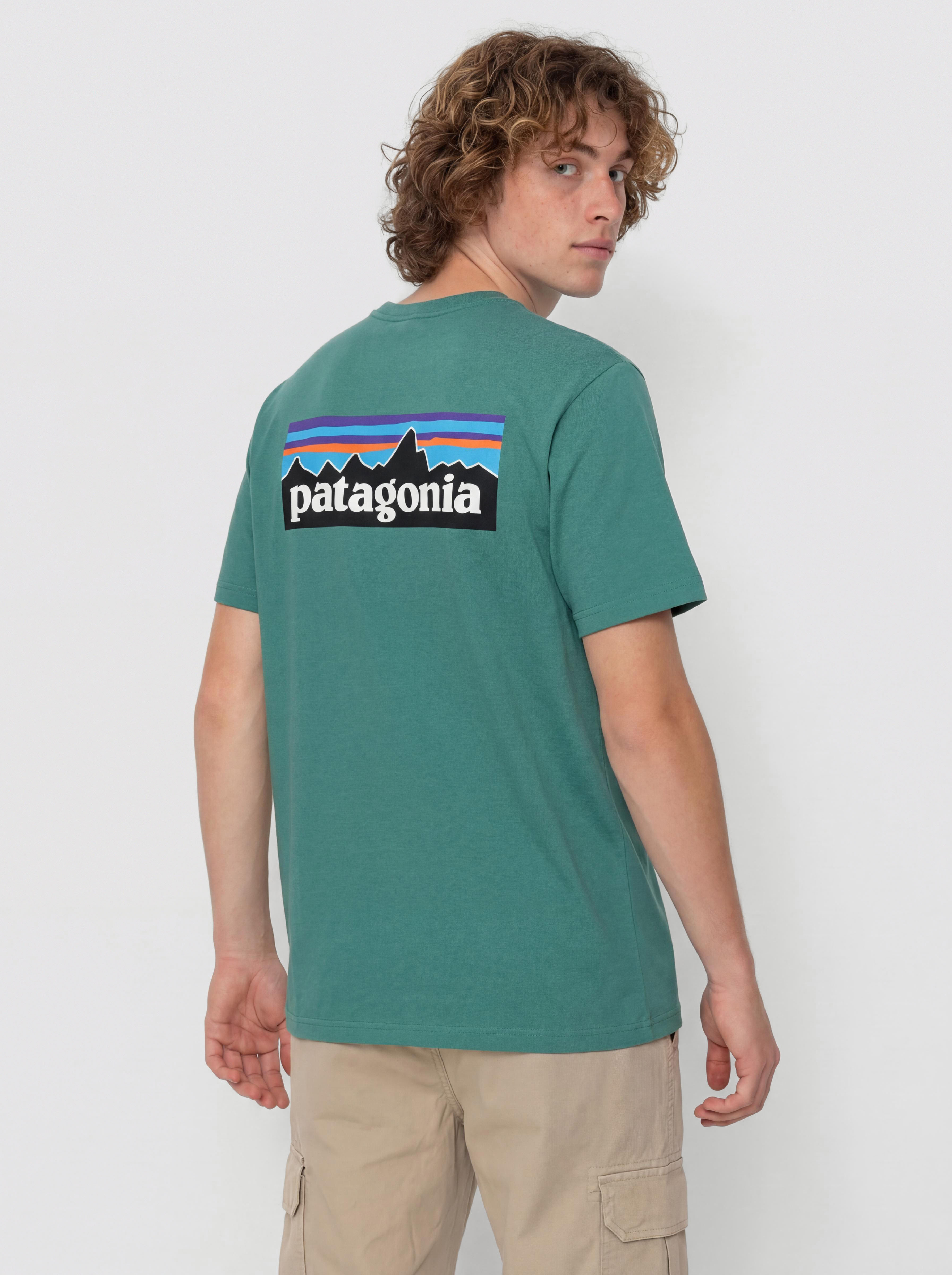 Tričko Patagonia P 6 Logo (gem green)