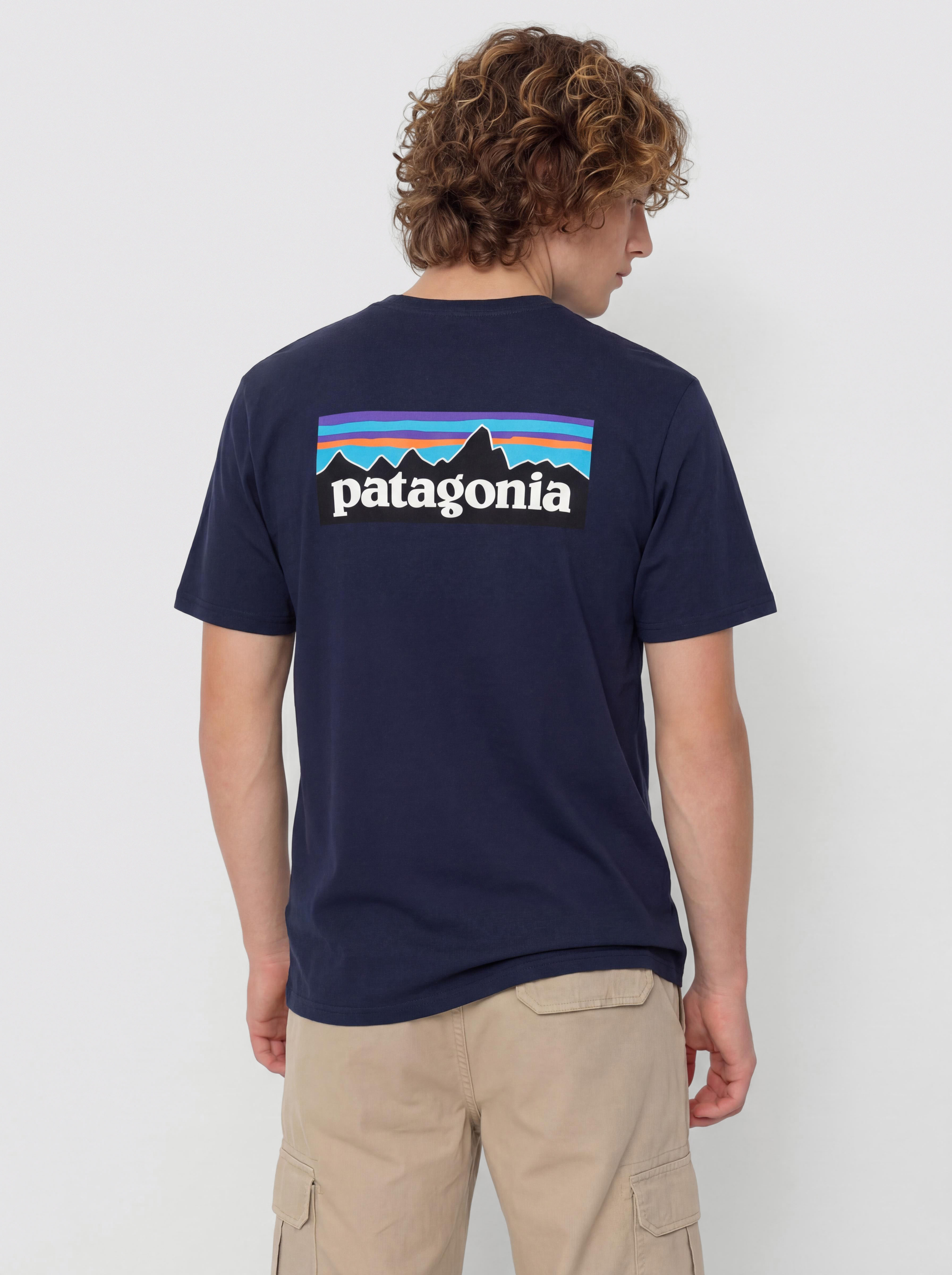 Tričko Patagonia P 6 Logo Responsibili (new navy)
