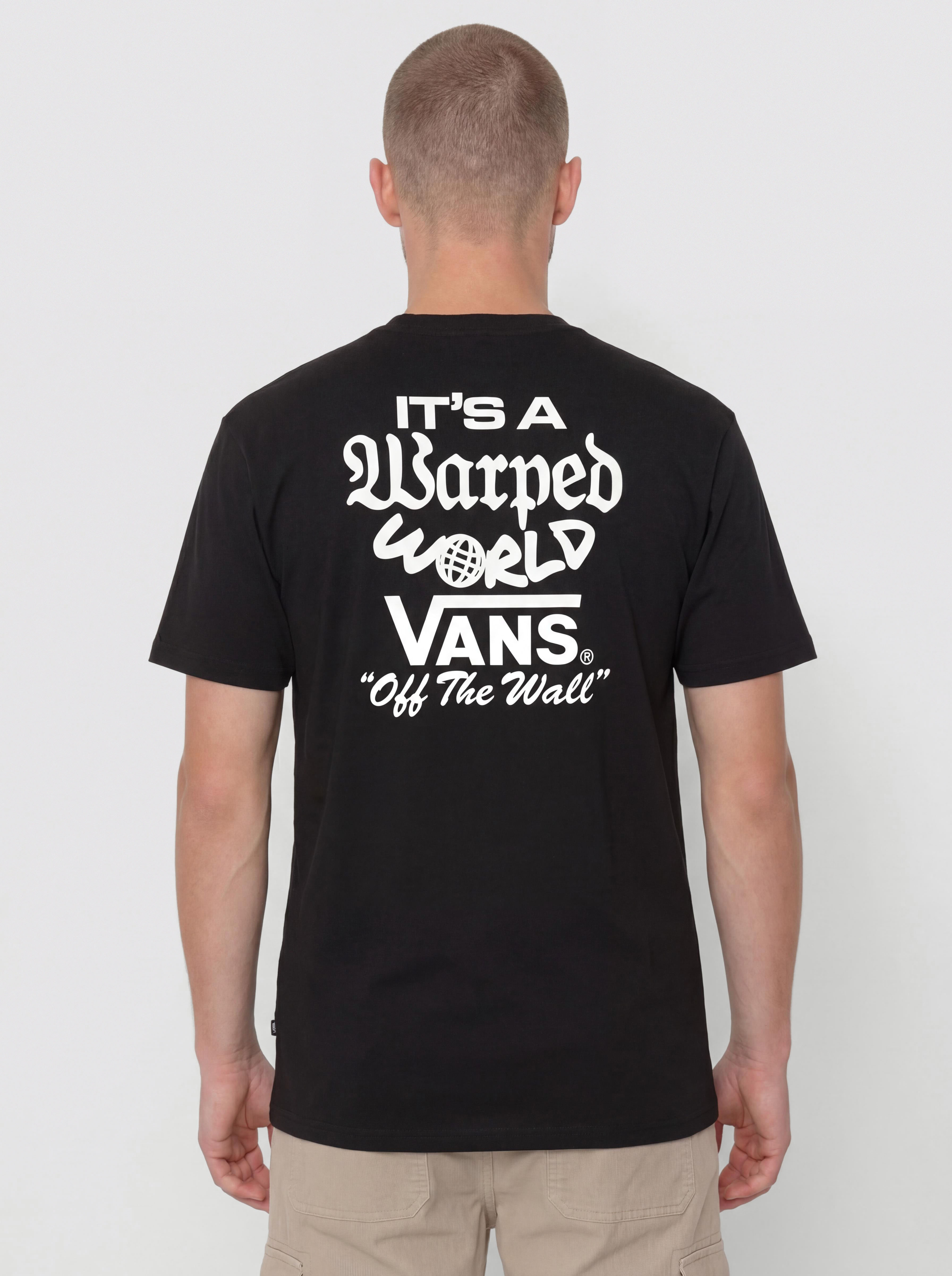 Tričko Vans Warped World (black)