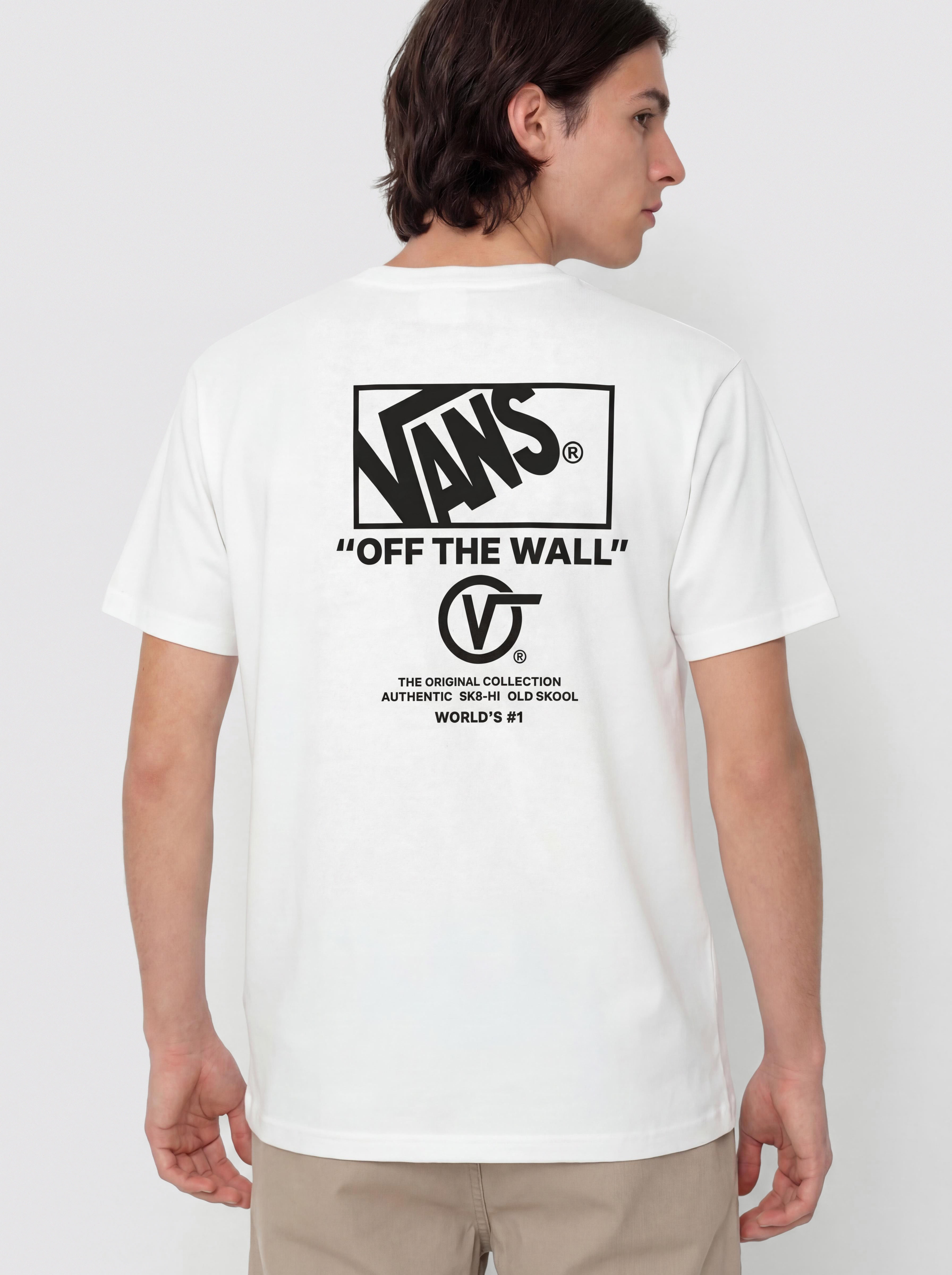 Tričko Vans Stacked Hi (white)
