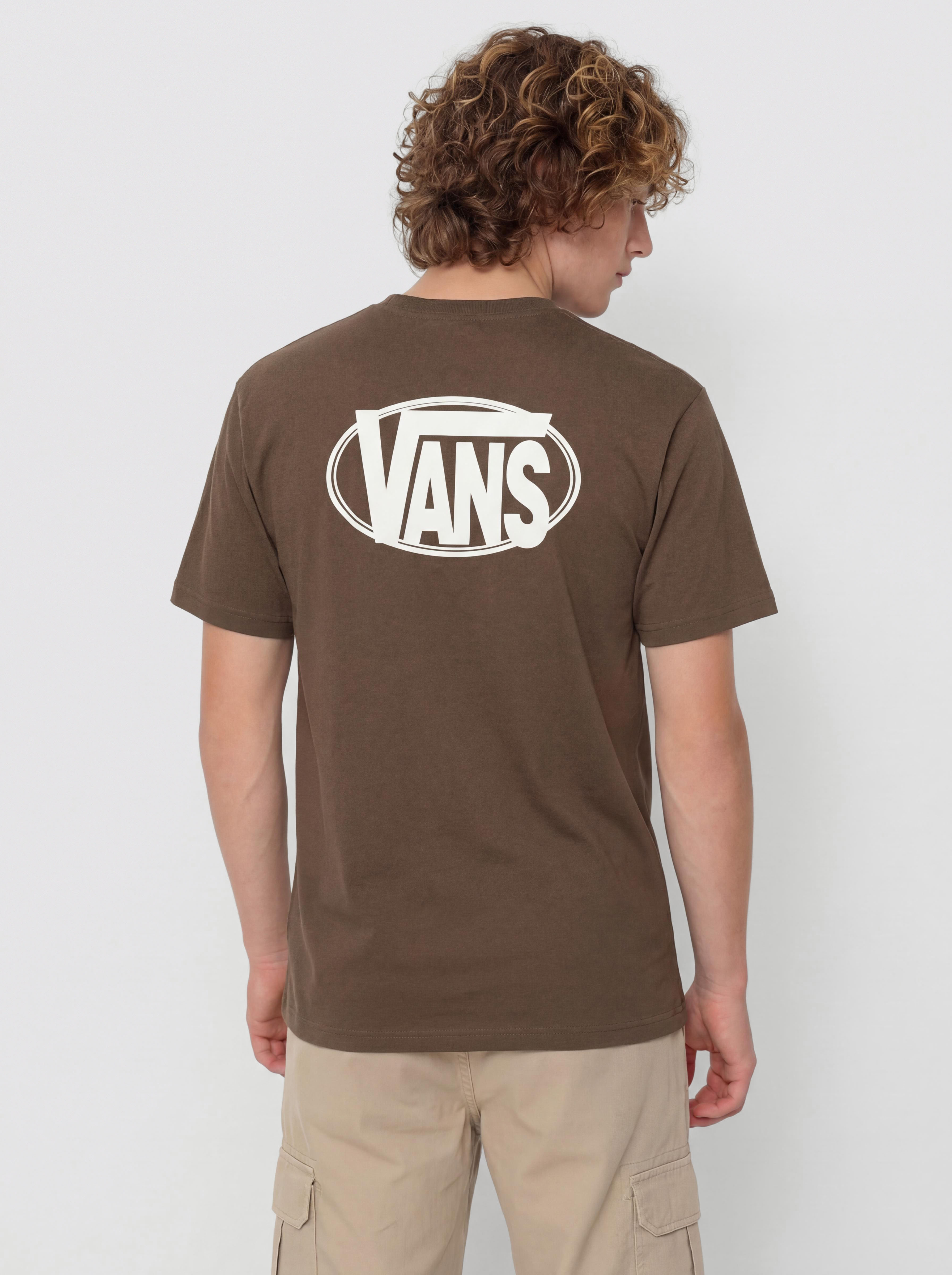 Tričko Vans Oval Logo Loose (vintage cocoa)