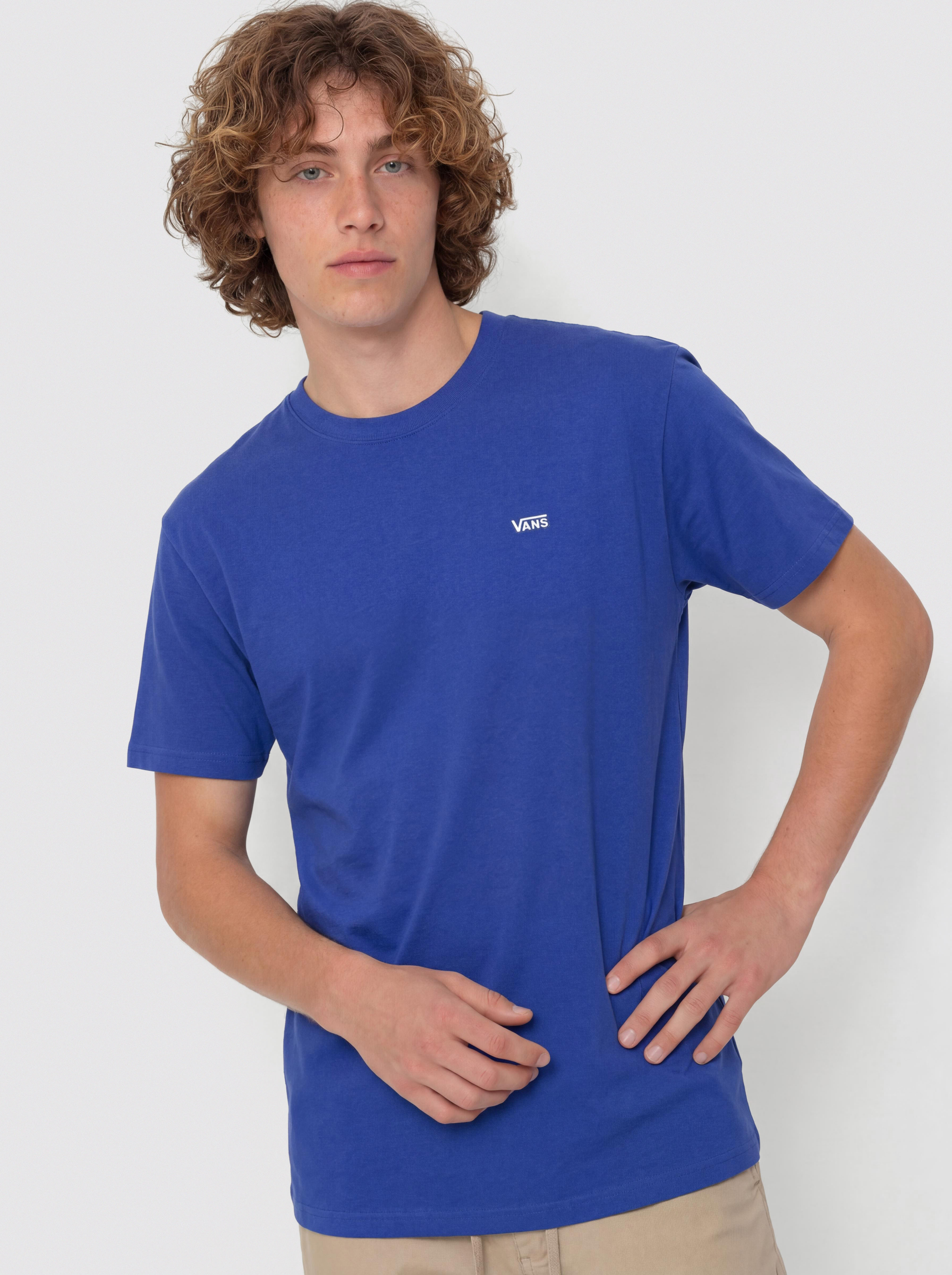 Tričko Vans Left Chest II Loose (royal cobalt)