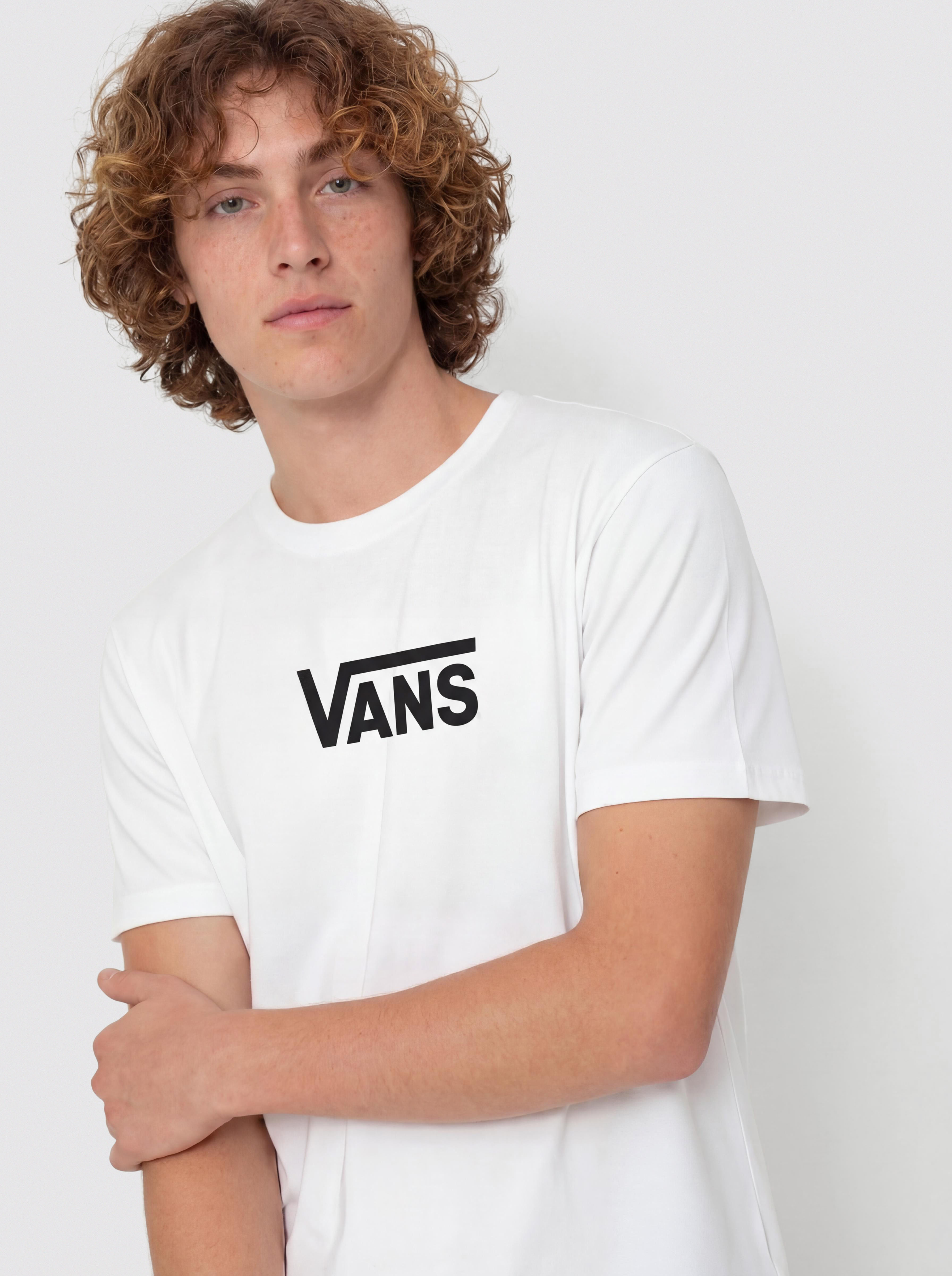 Tričko Vans Stretch Logo (white/black)