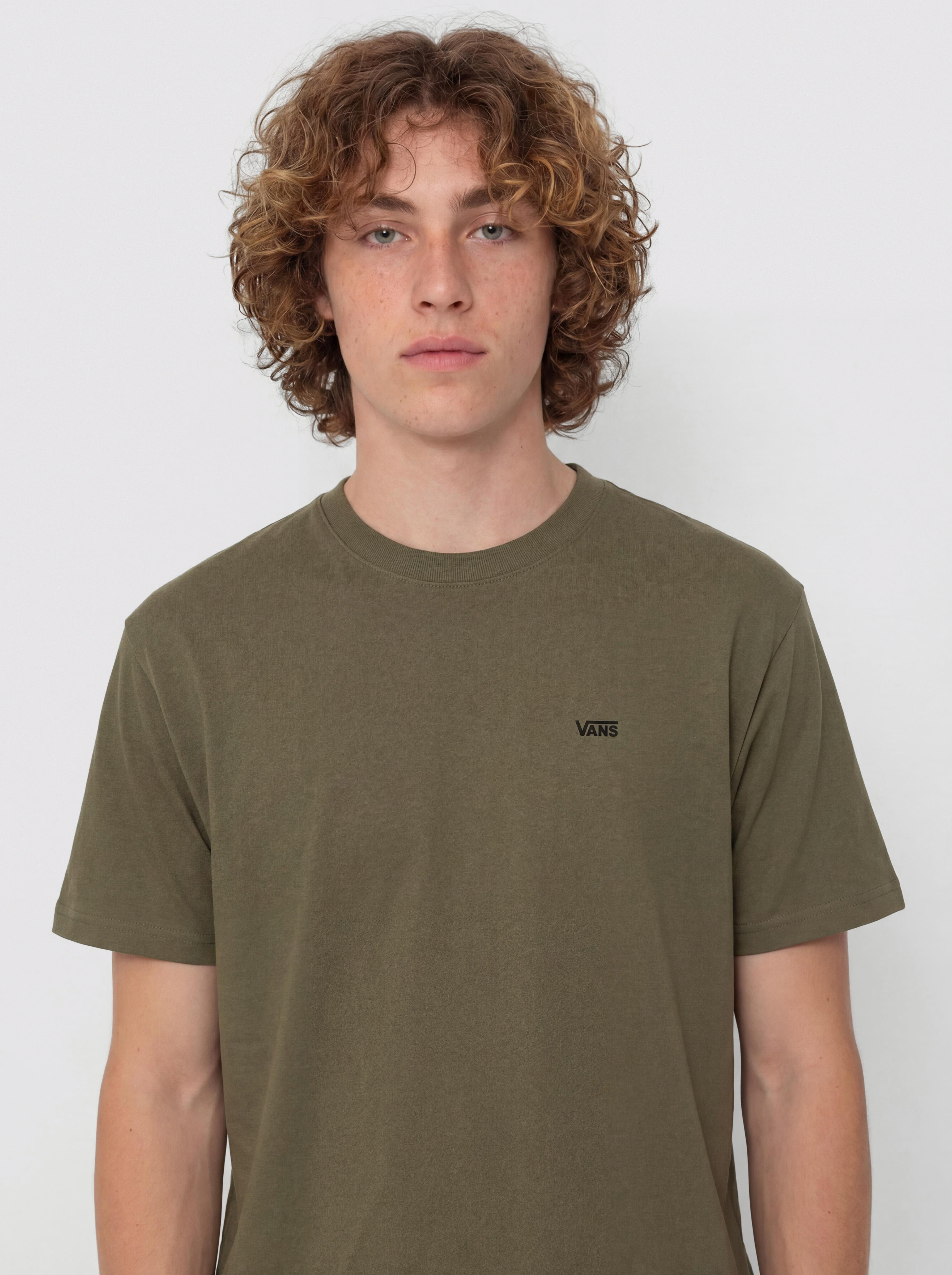 Tričko Vans Left Chest II Loose (mossy olive)