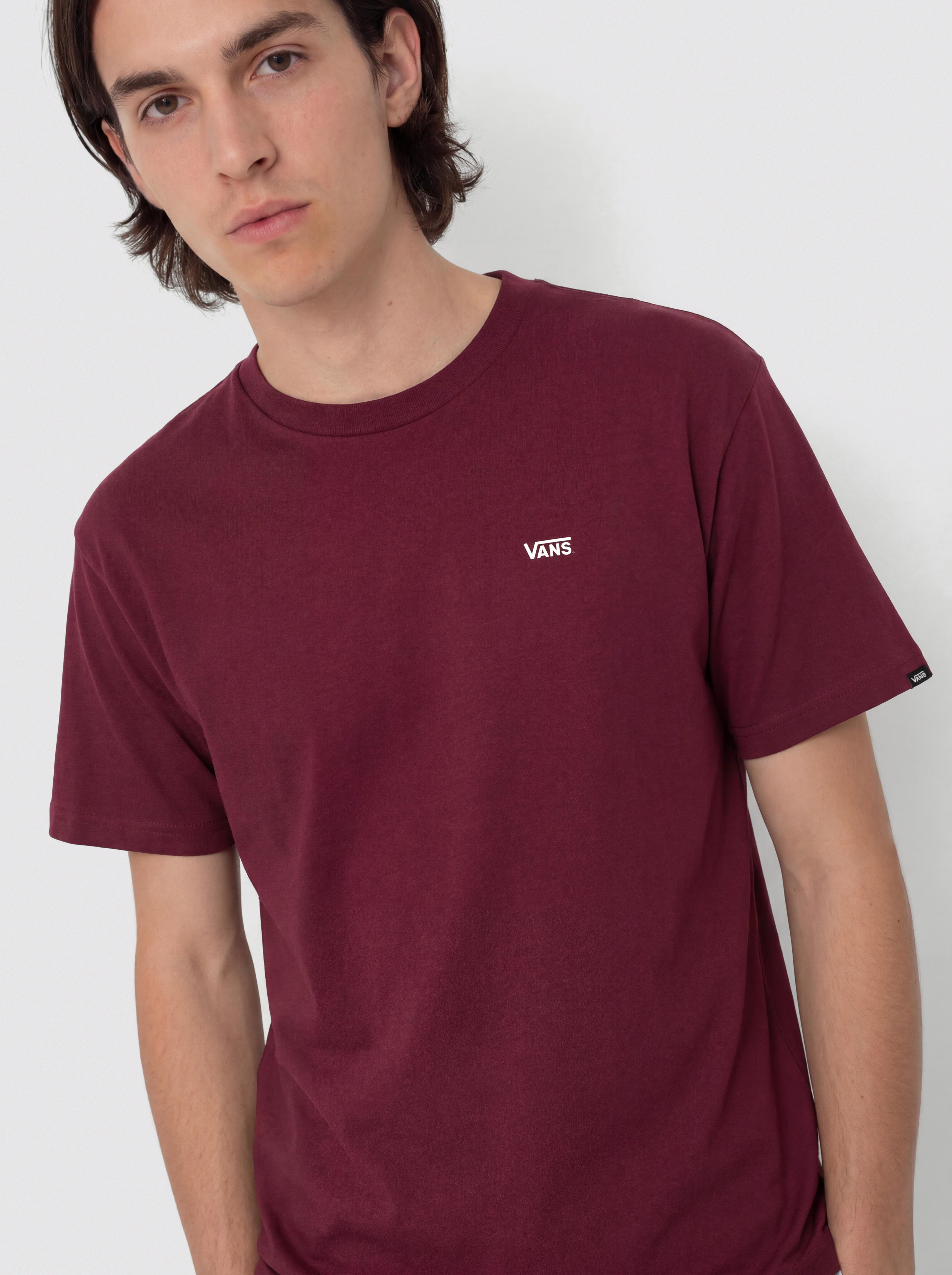 Triu010dko Vans Left Chest II Loose (burgundy)