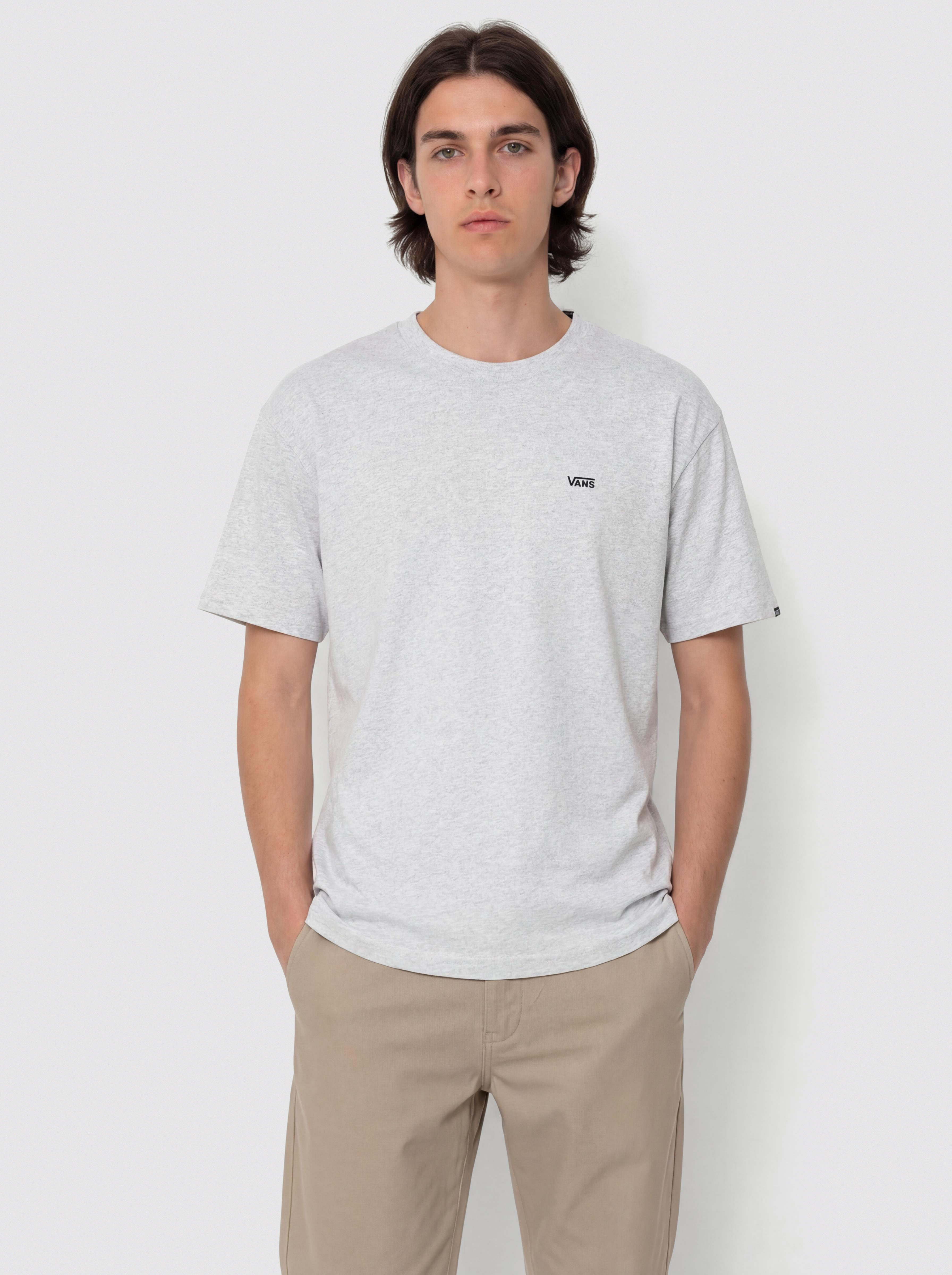 Tričko Vans Left Chest II Loose (light grey heather)