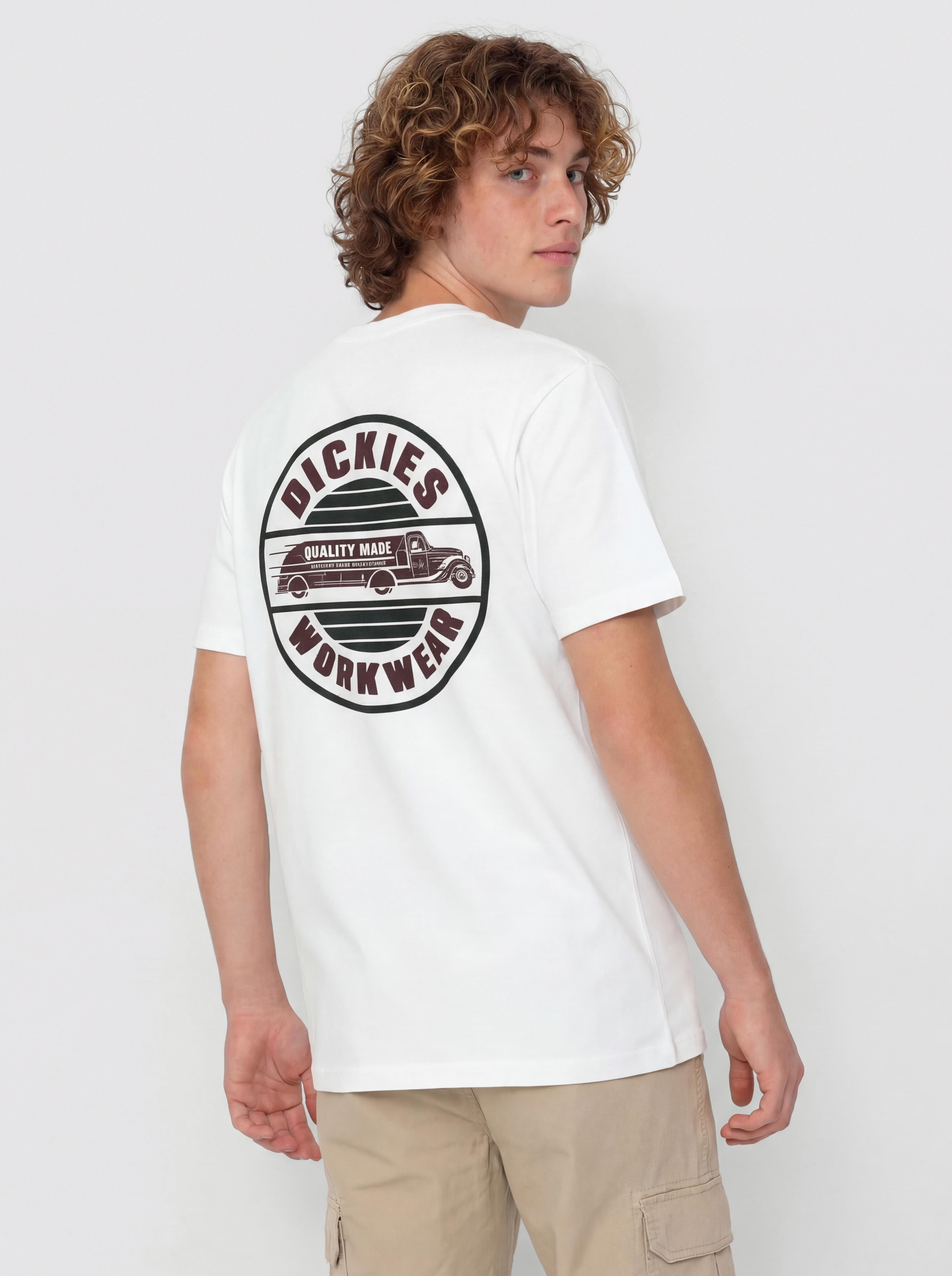 Tričko Dickies Circle (white)