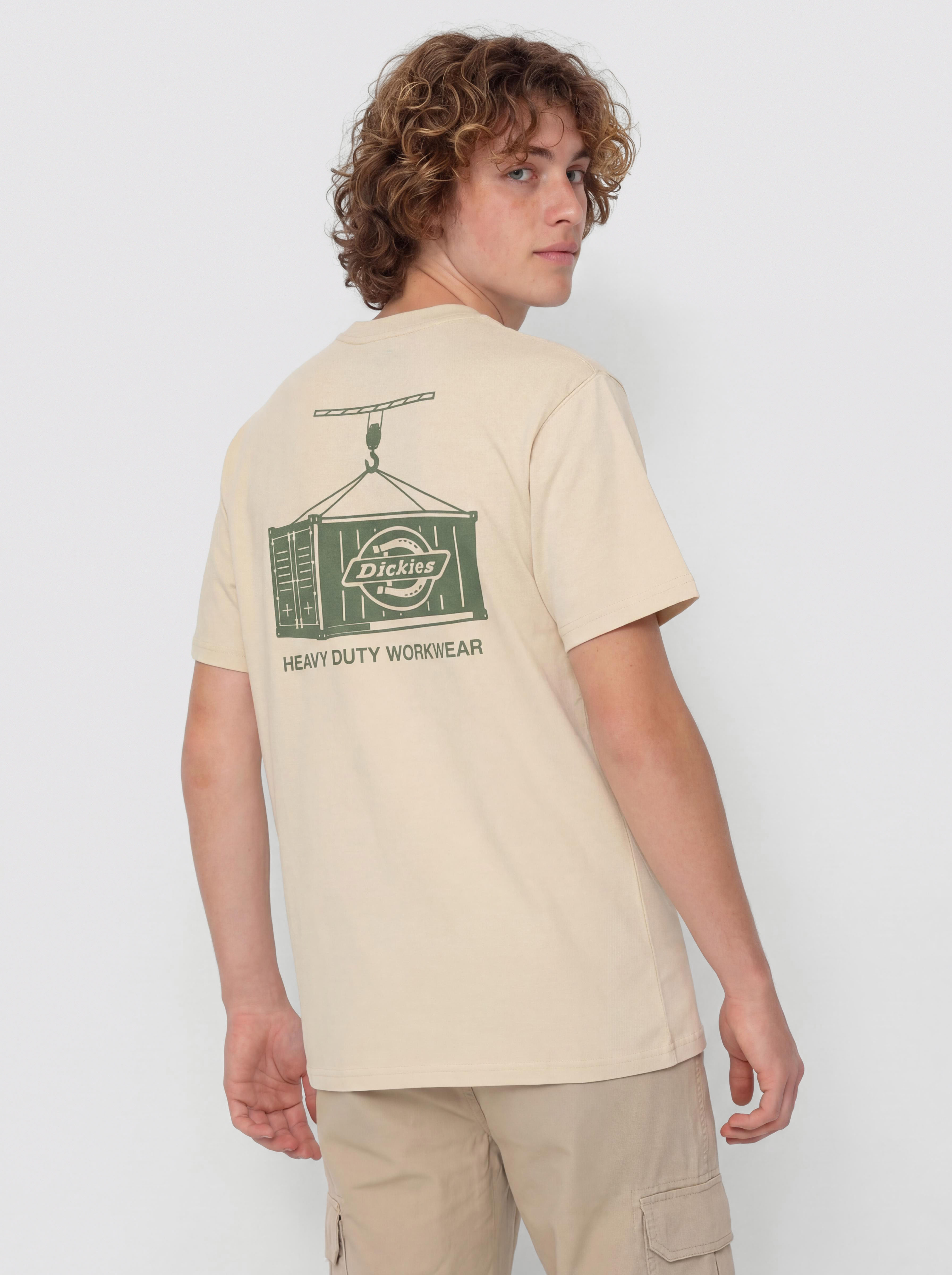 Tričko Dickies Apison (wood ash)