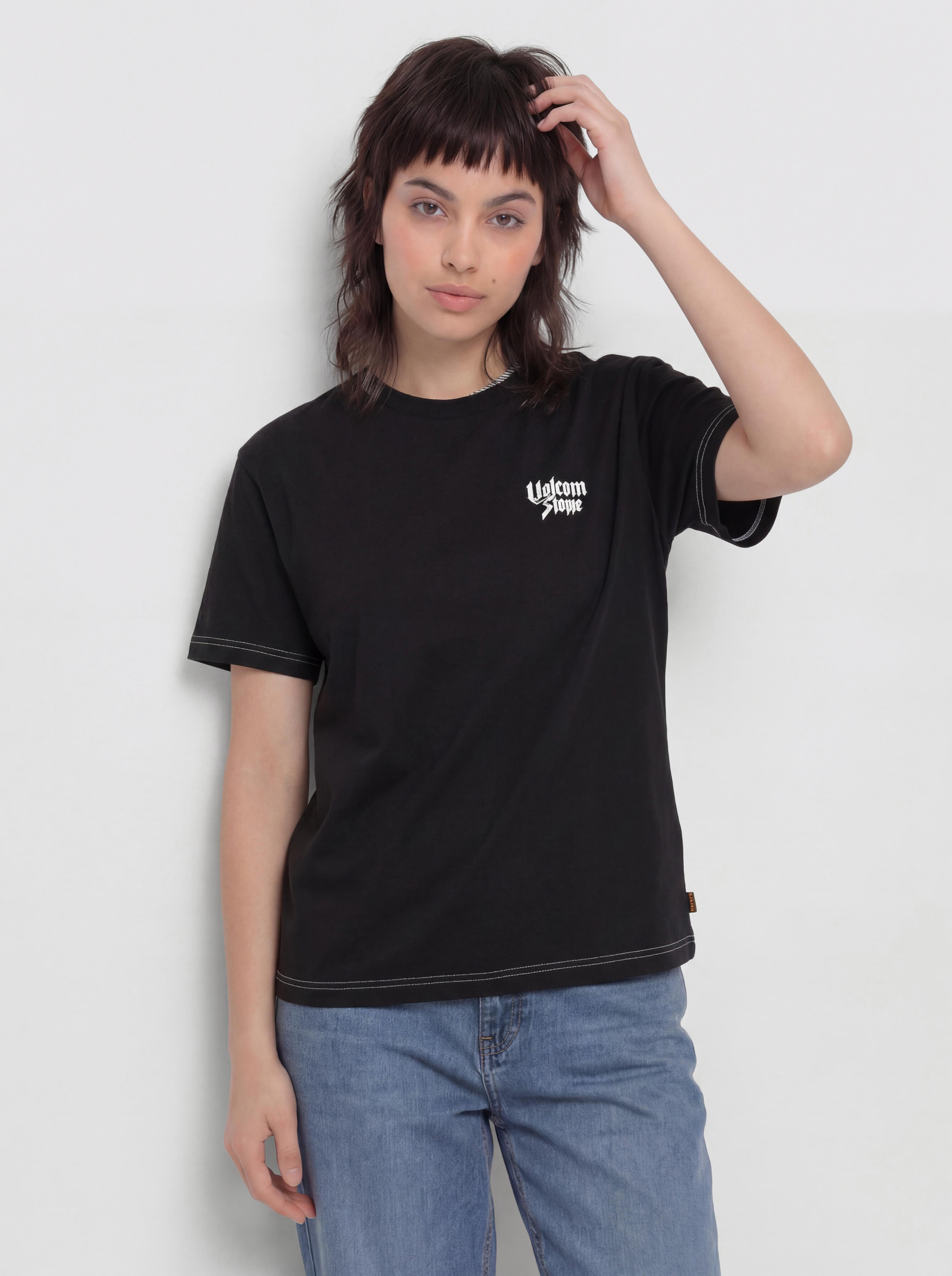 Tričko Volcom Stoneher Wmn (black)