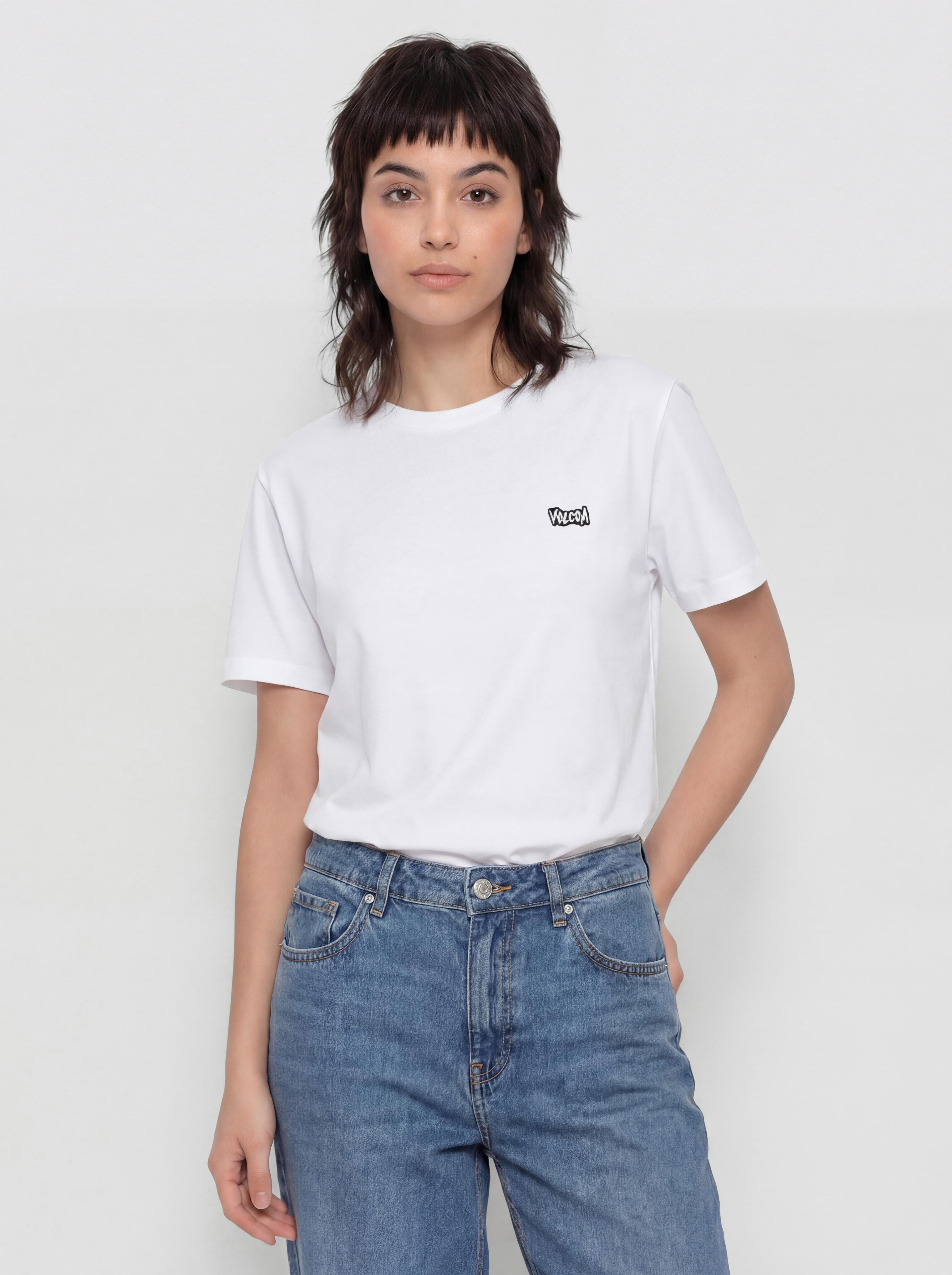 Tričko Volcom Spikstone Wmn (white)