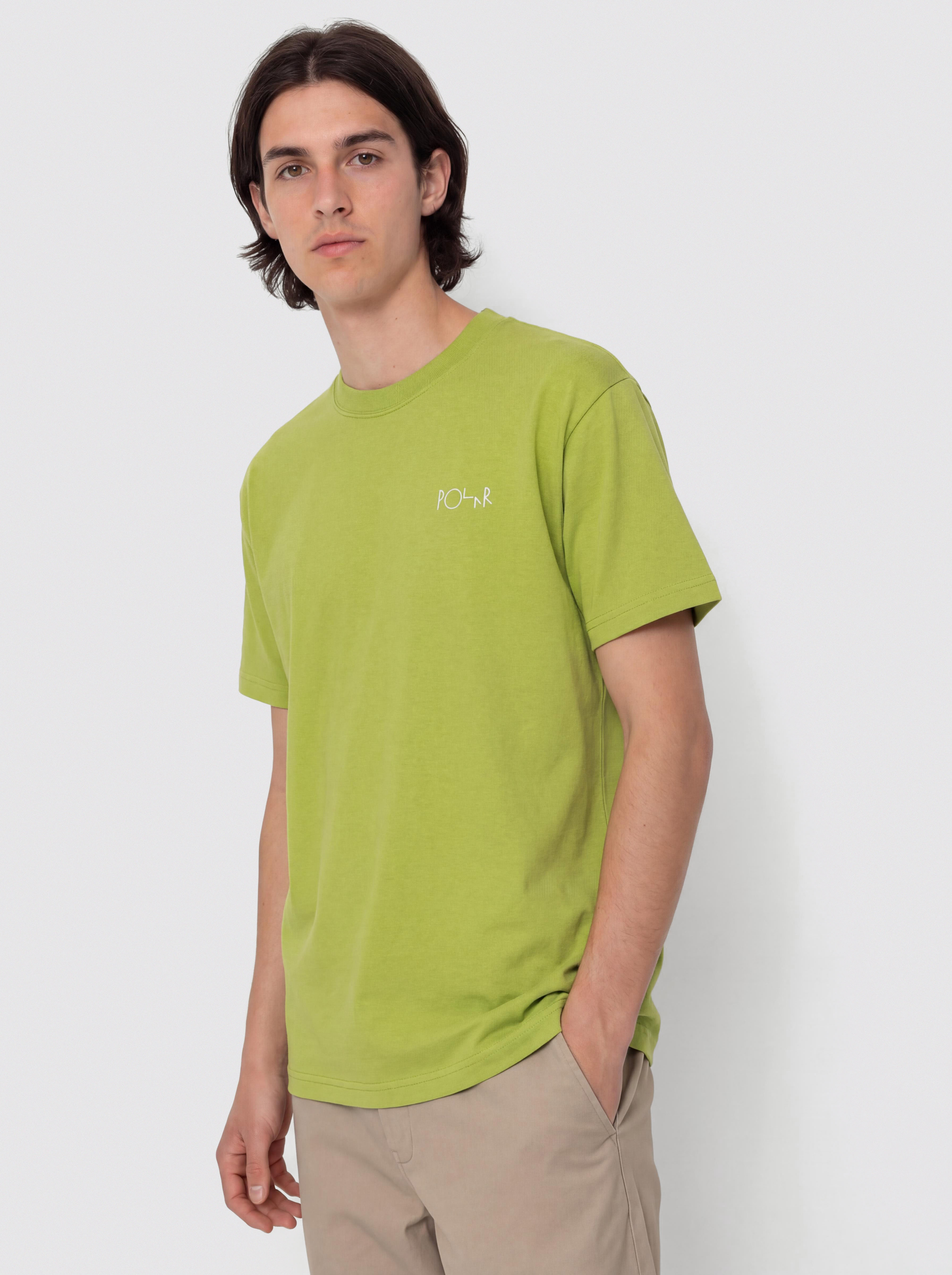 Tričko Polar Skate Contrast Stroke Logo (peridot)