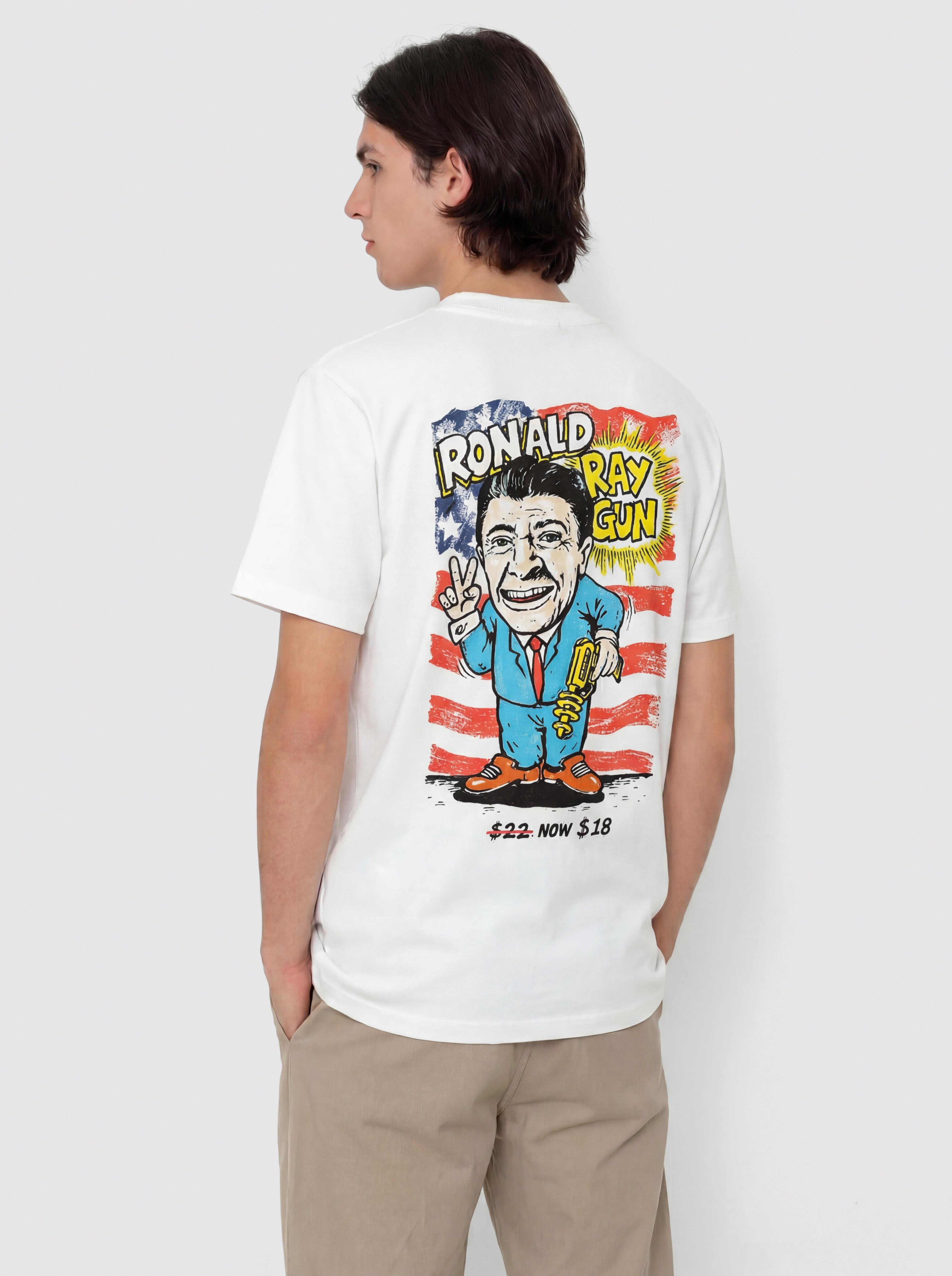 Tričko Polar Skate Ray Gun (white)