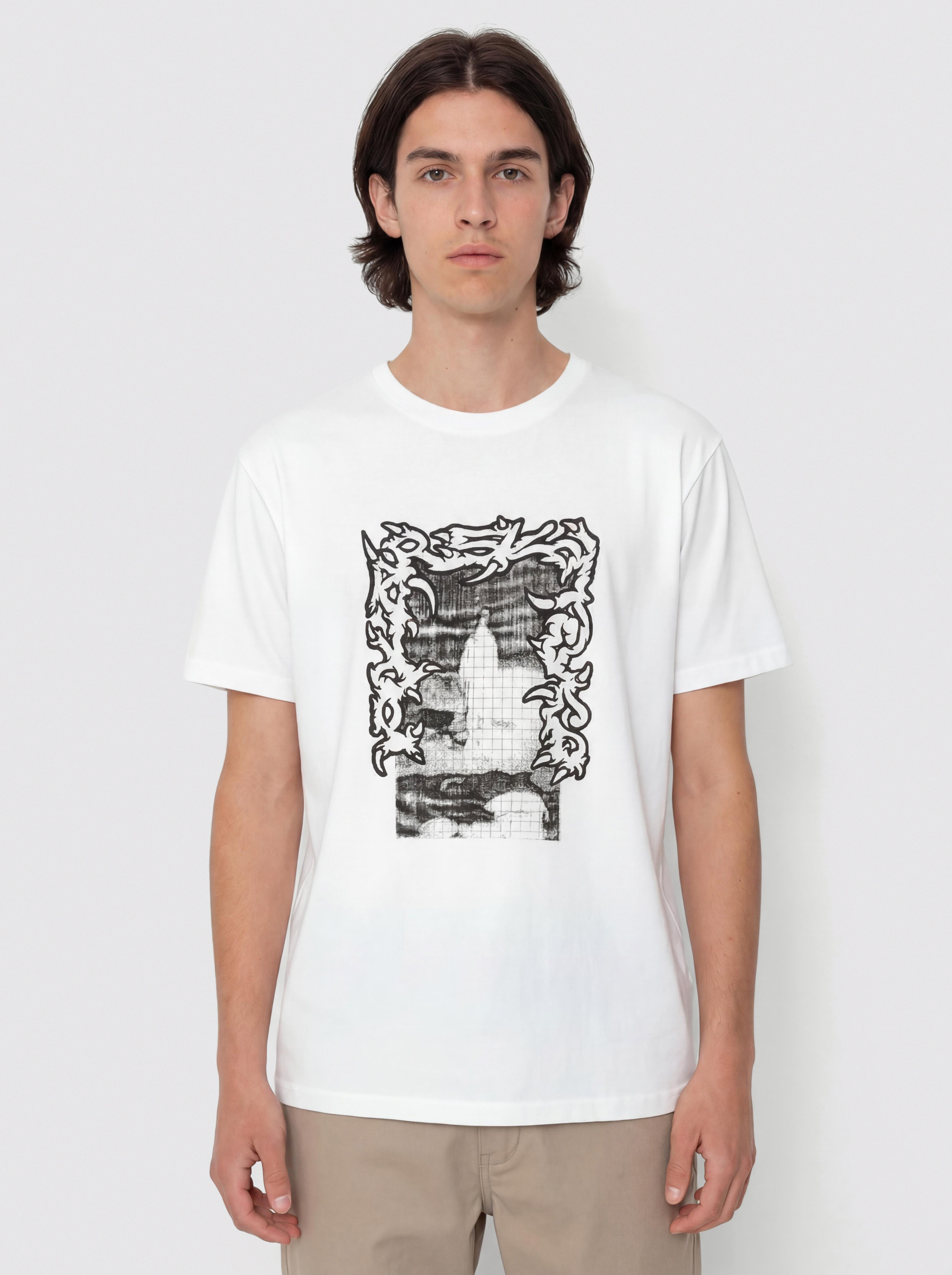 Tričko Polar Skate Passing Resemblance (white)