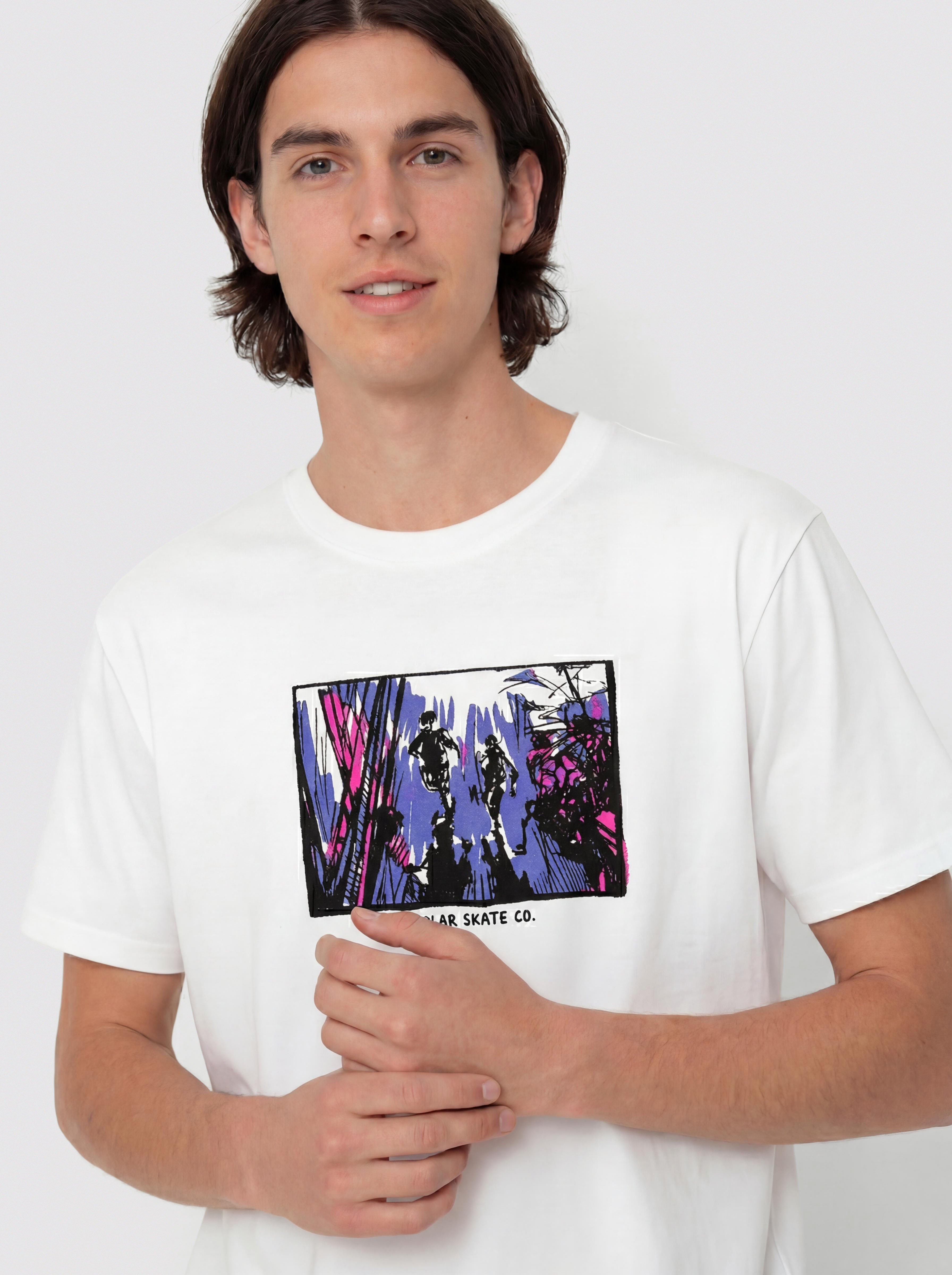 Tričko Polar Skate Running (white)