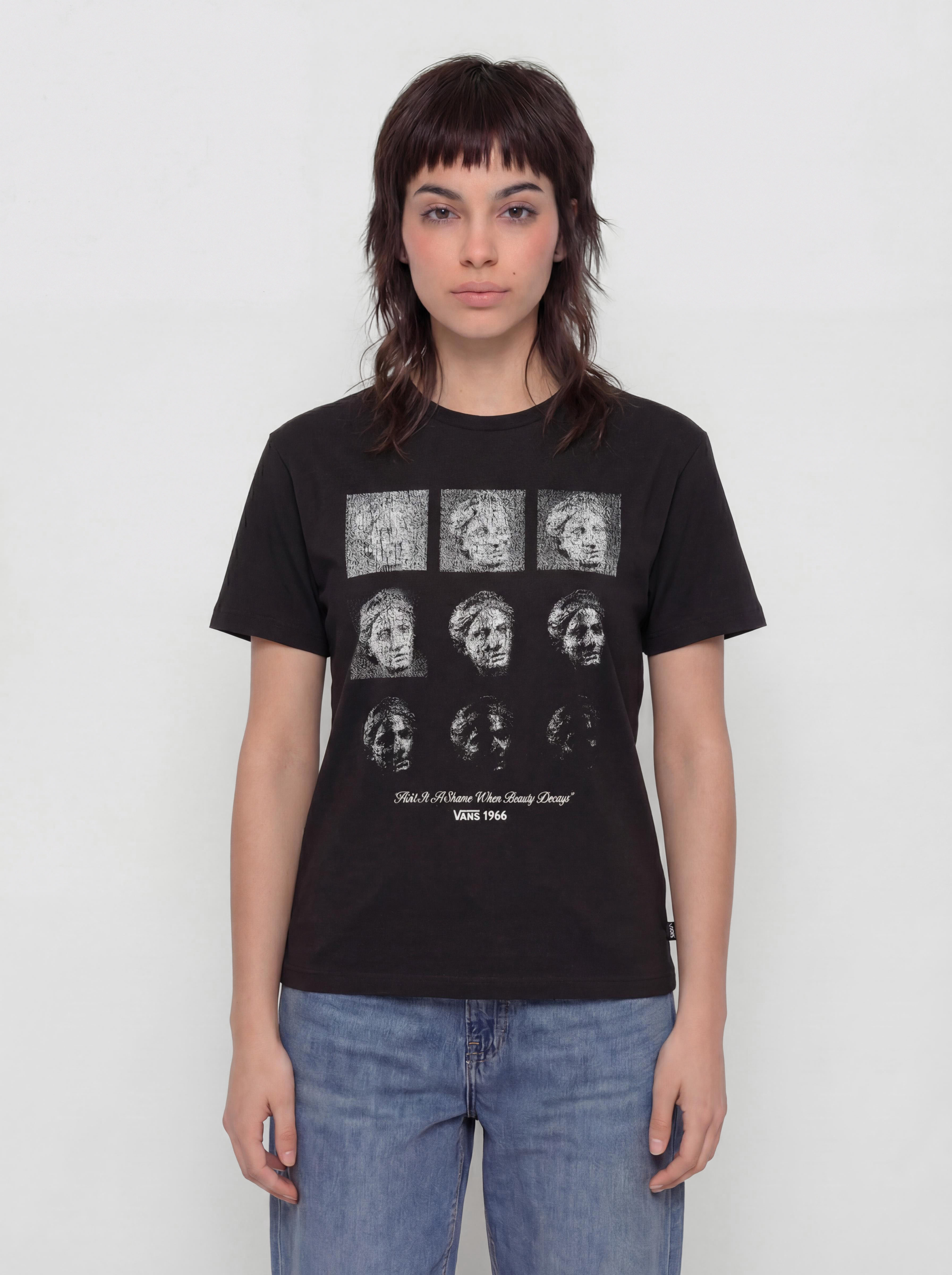 Tričko Vans Decay Oversized Wmn (black)