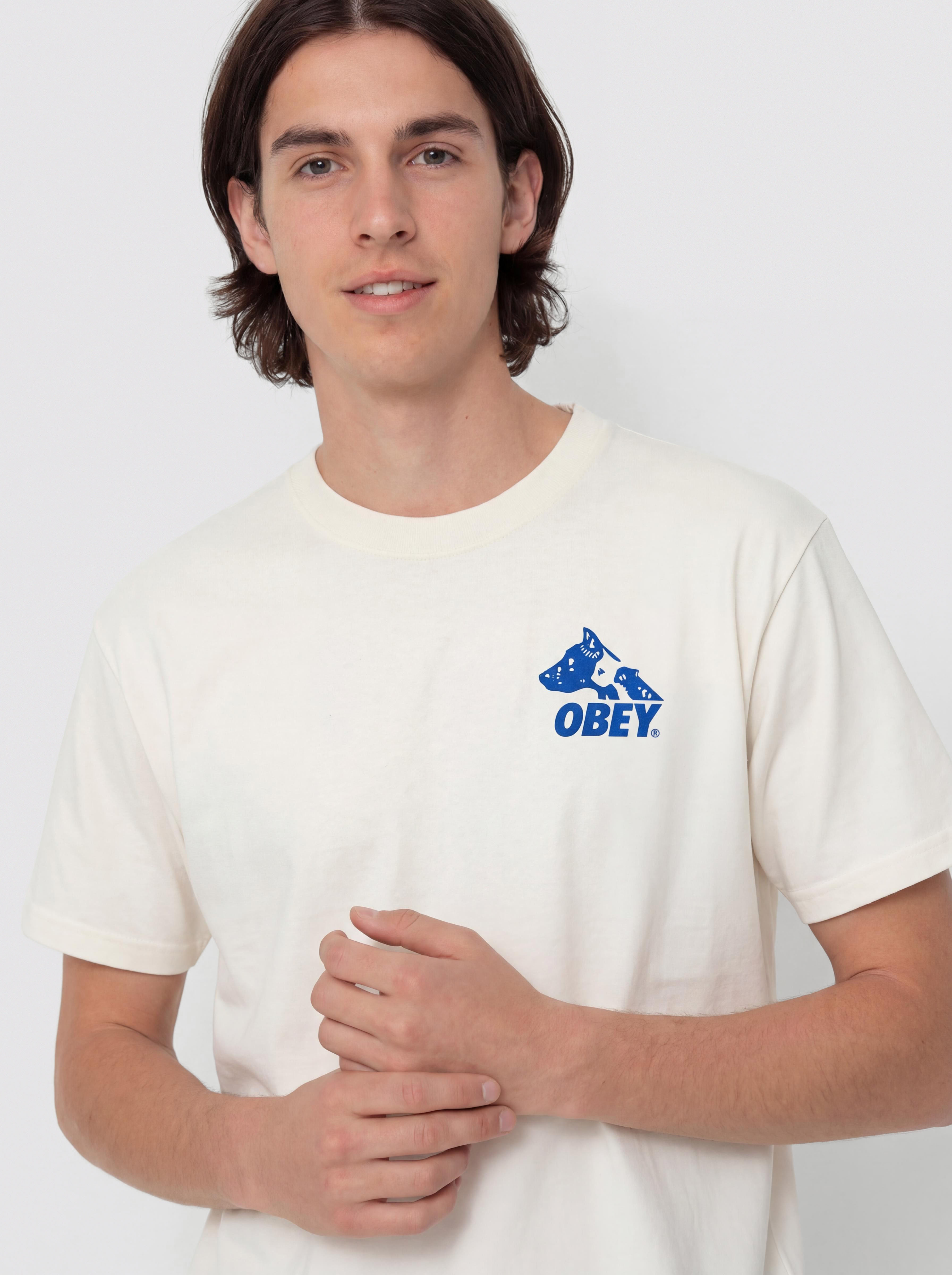 Tričko OBEY Animals (vintage white)