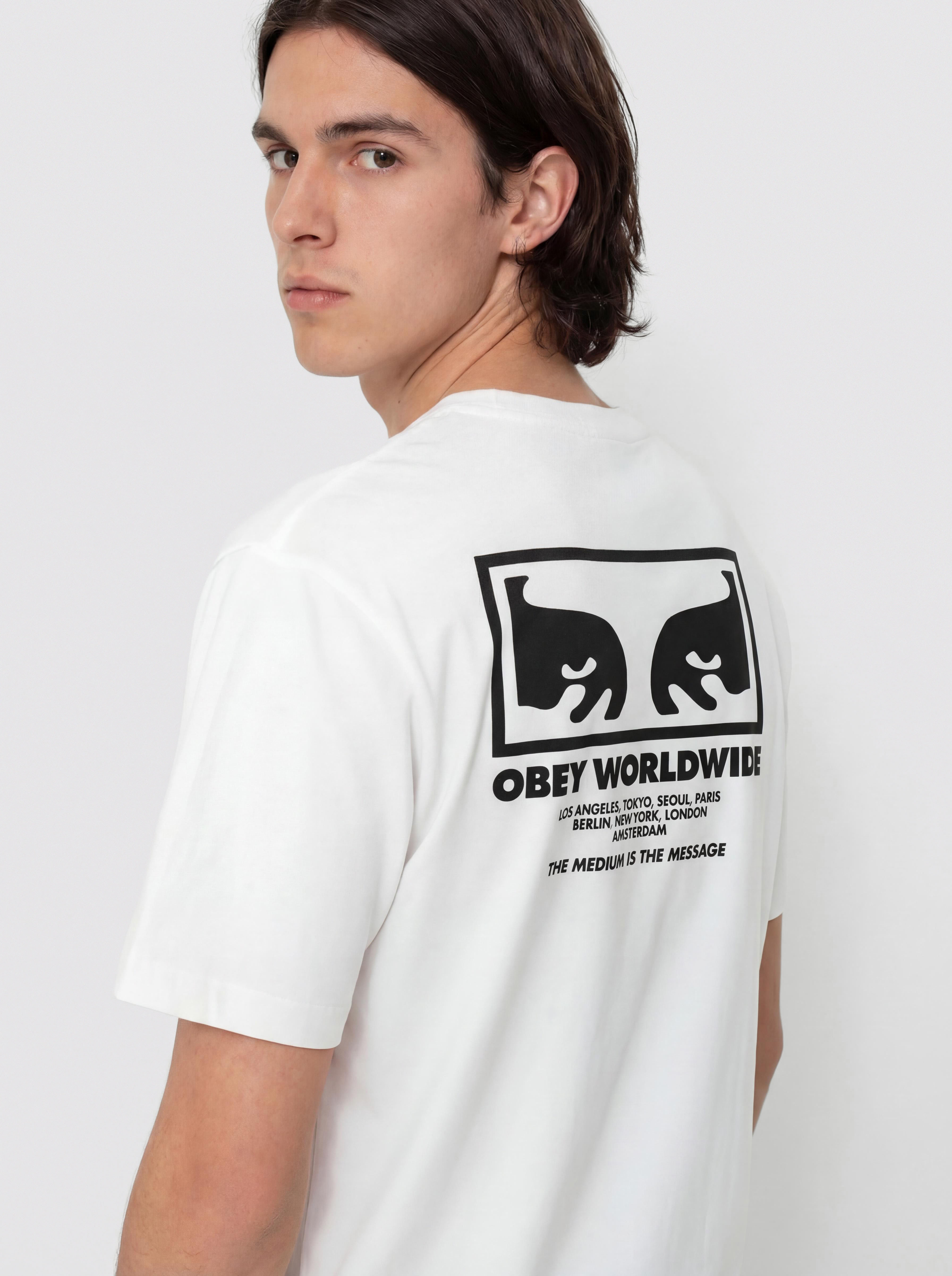 Tričko OBEY The Medium Is The Message