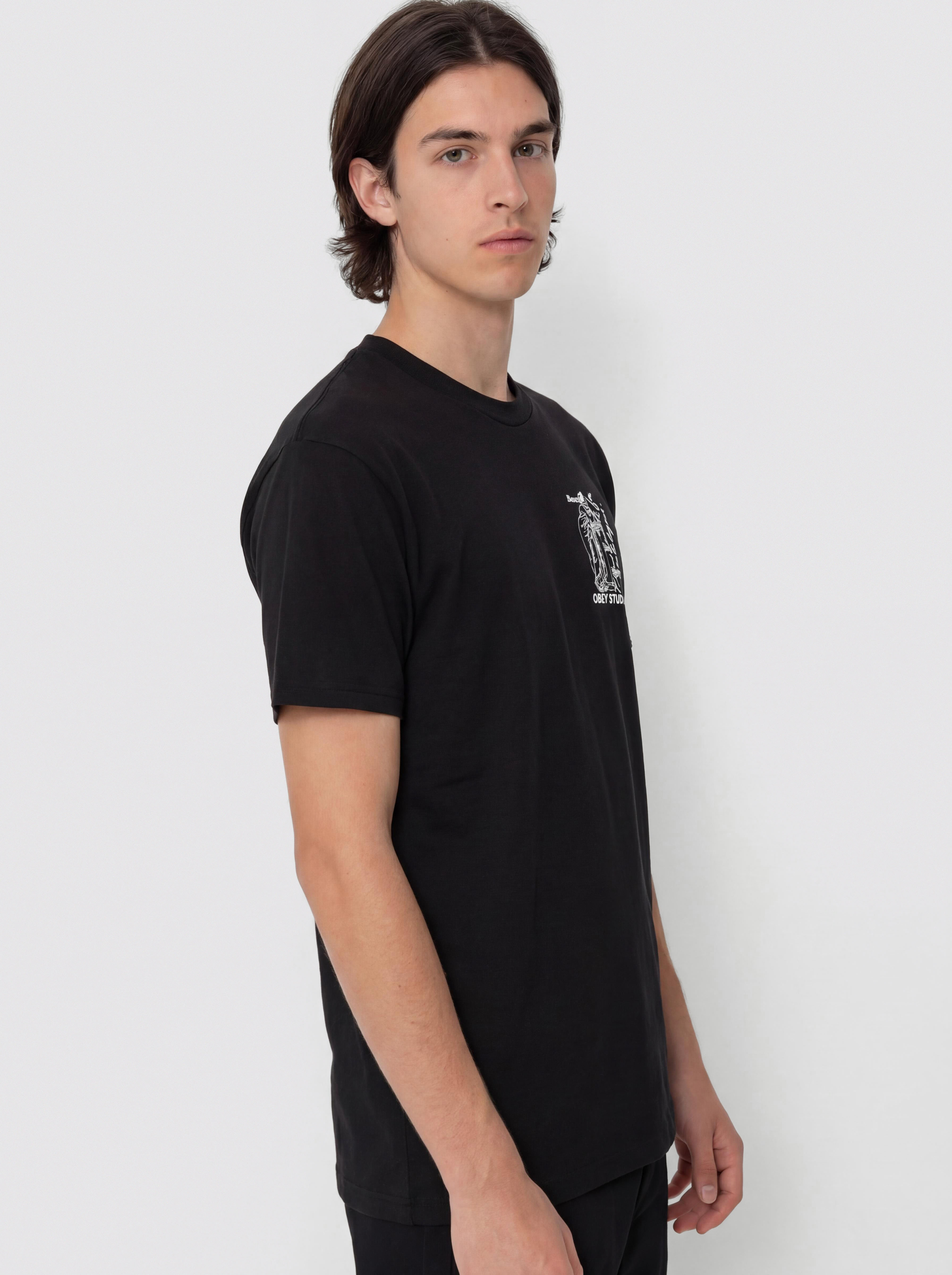 Tričko OBEY Studios Catalogue (black)