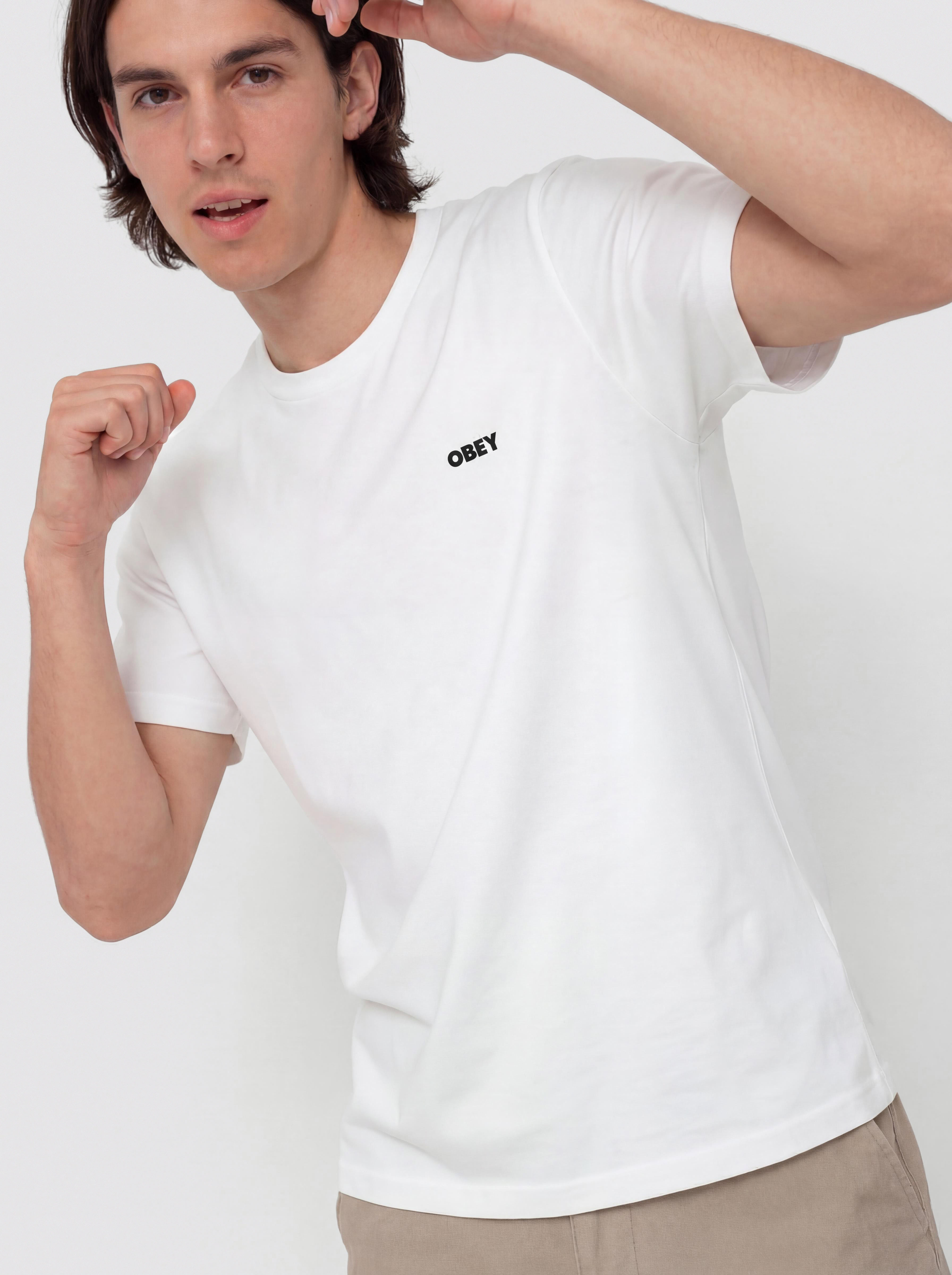 Tričko OBEY The Medium Is The Message (white)