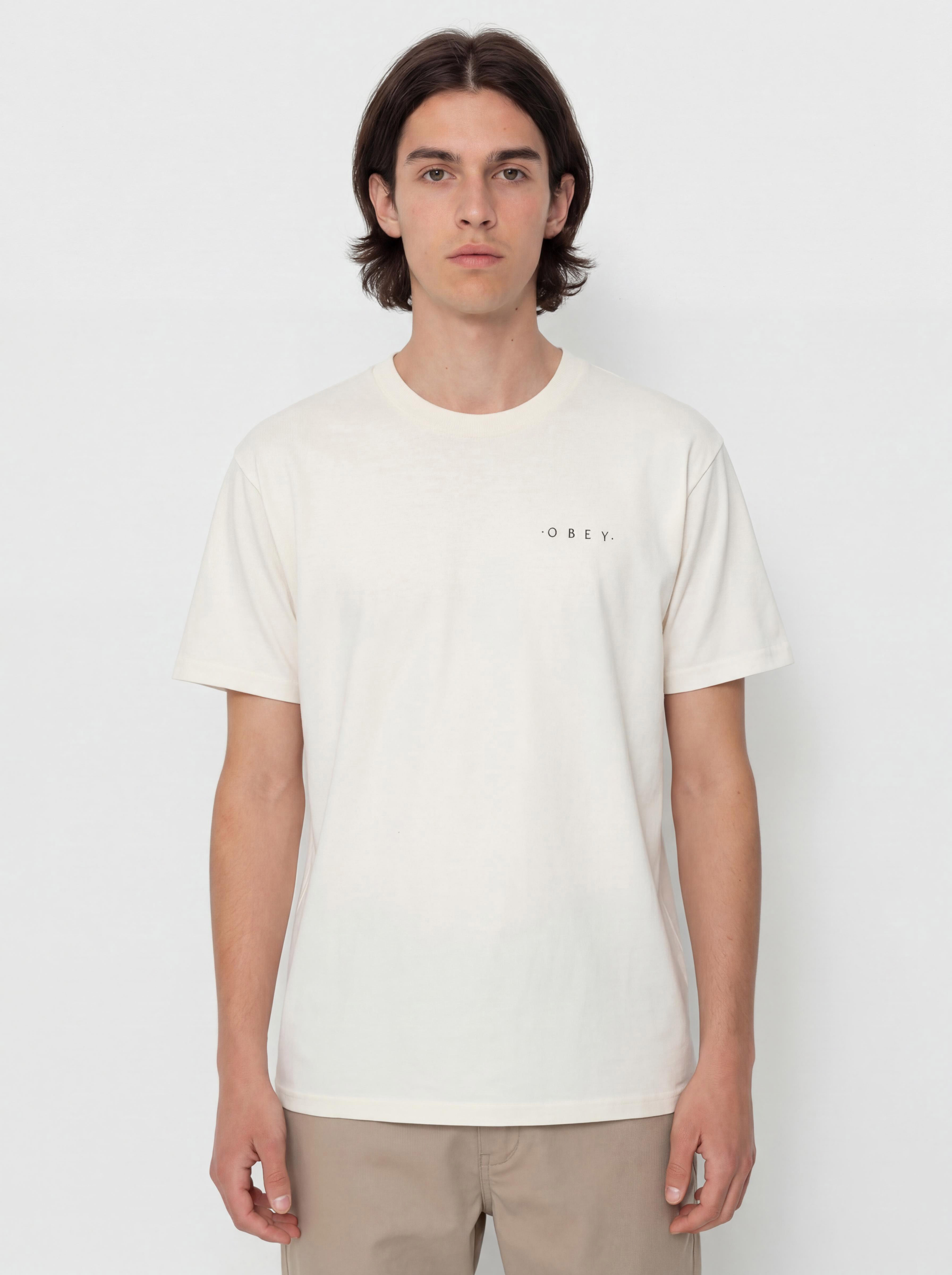 Tričko OBEY Architecture Of The Uni (vintage white)