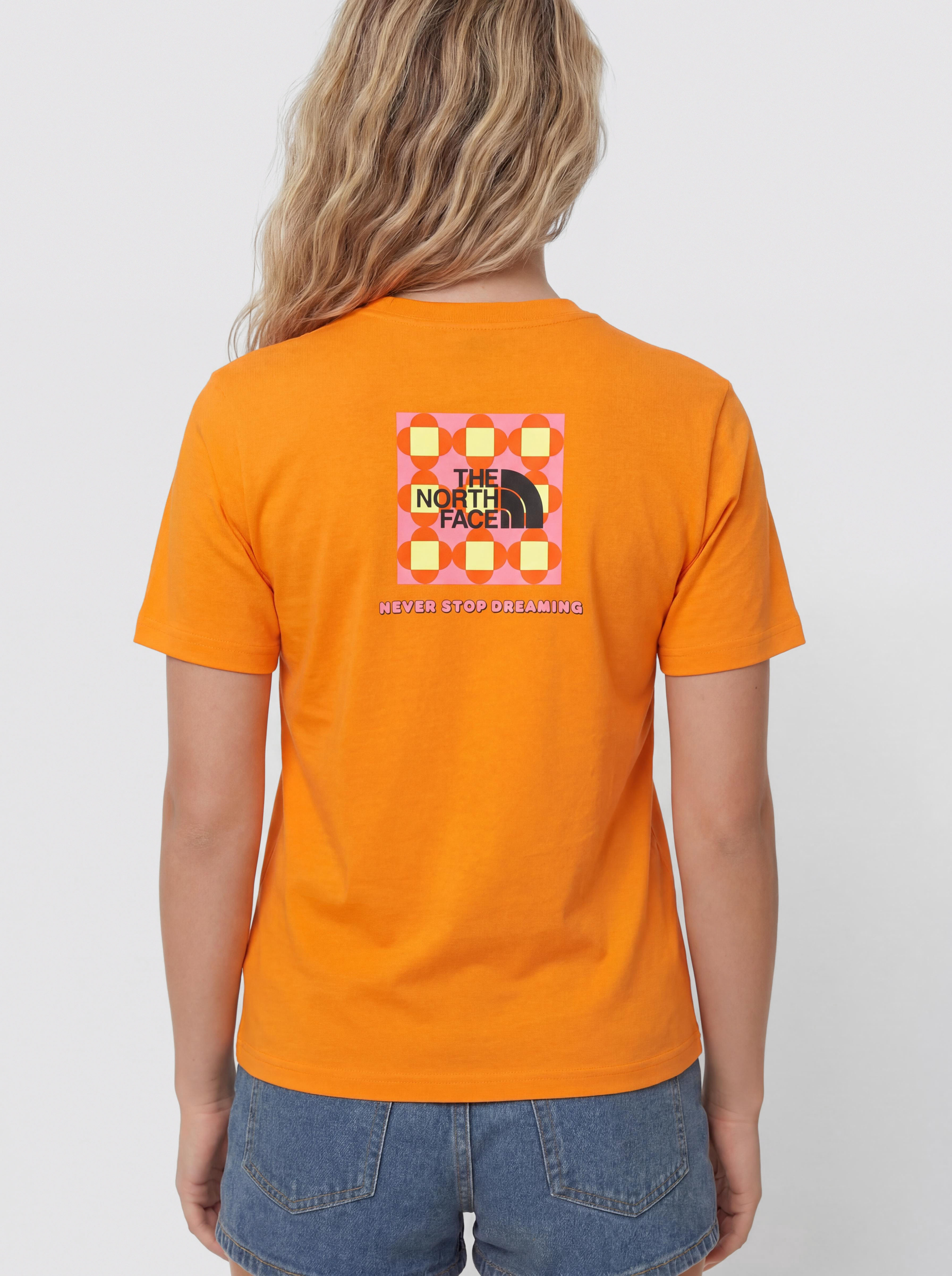 Tričko The North Face X Yinka Ilori Box Graphic (apricot glaze)