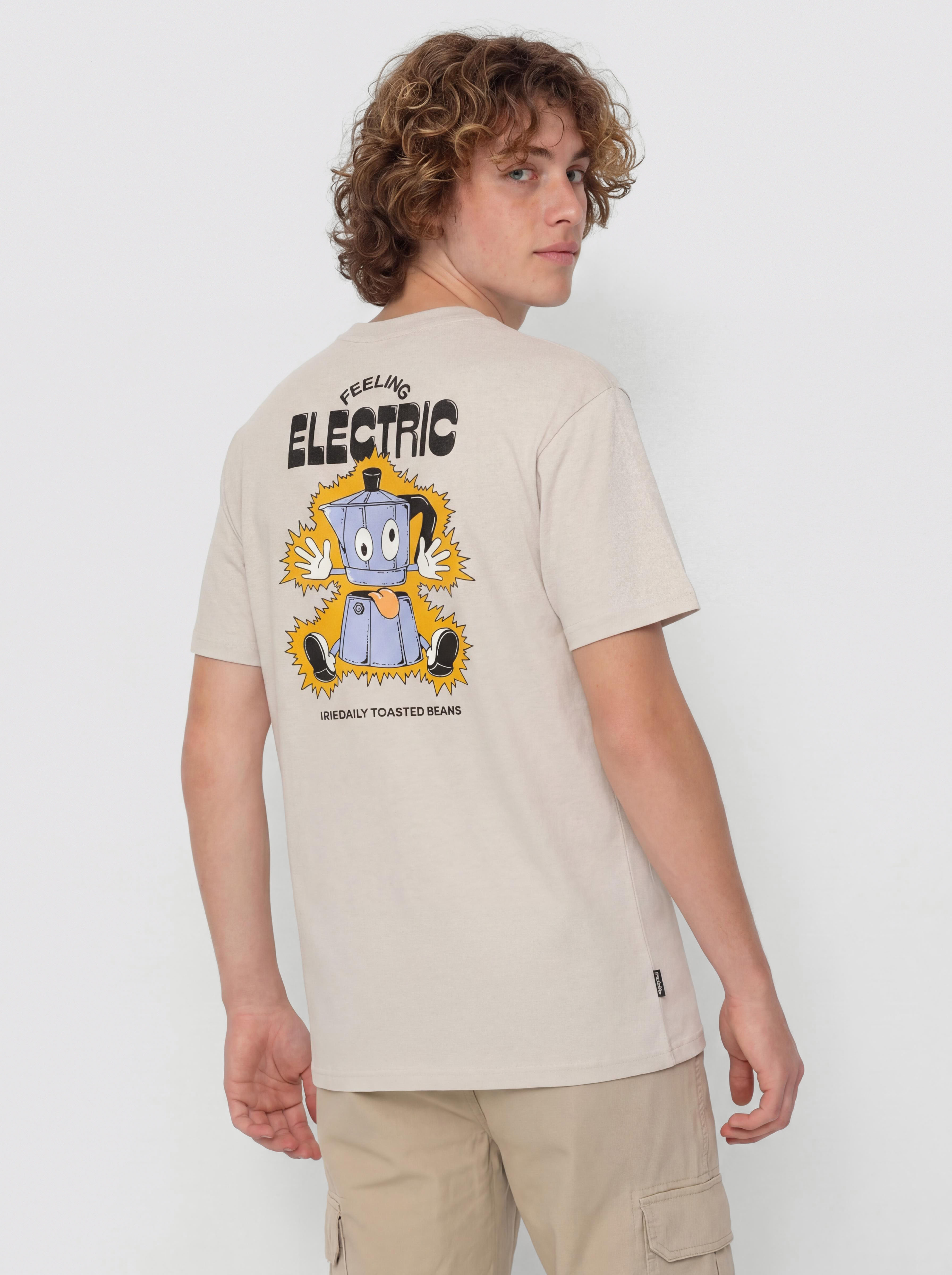 Tričko Iriedaily Coffeelectric (cloud grey)