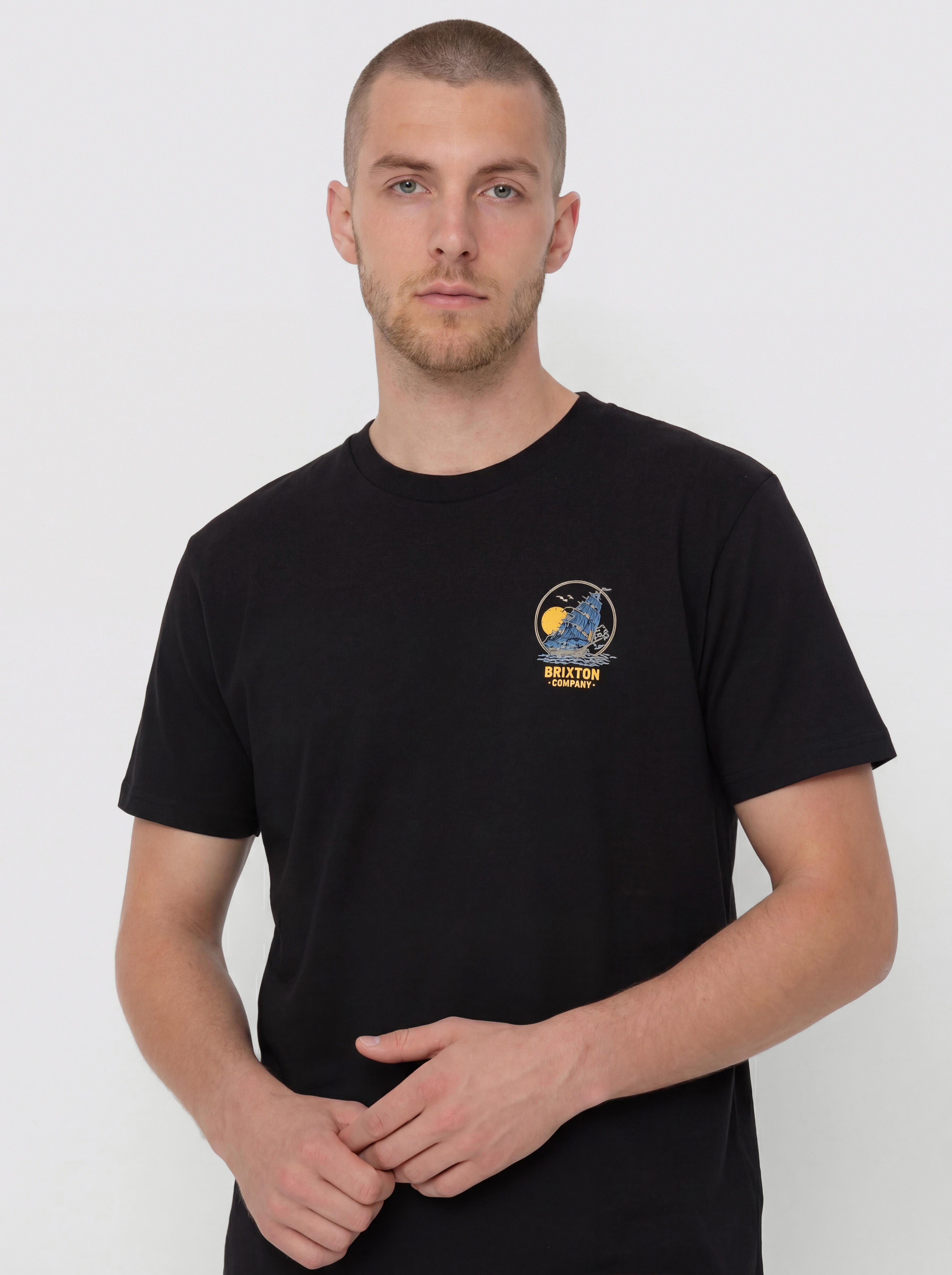 Tričko Brixton High Seas Std (black)