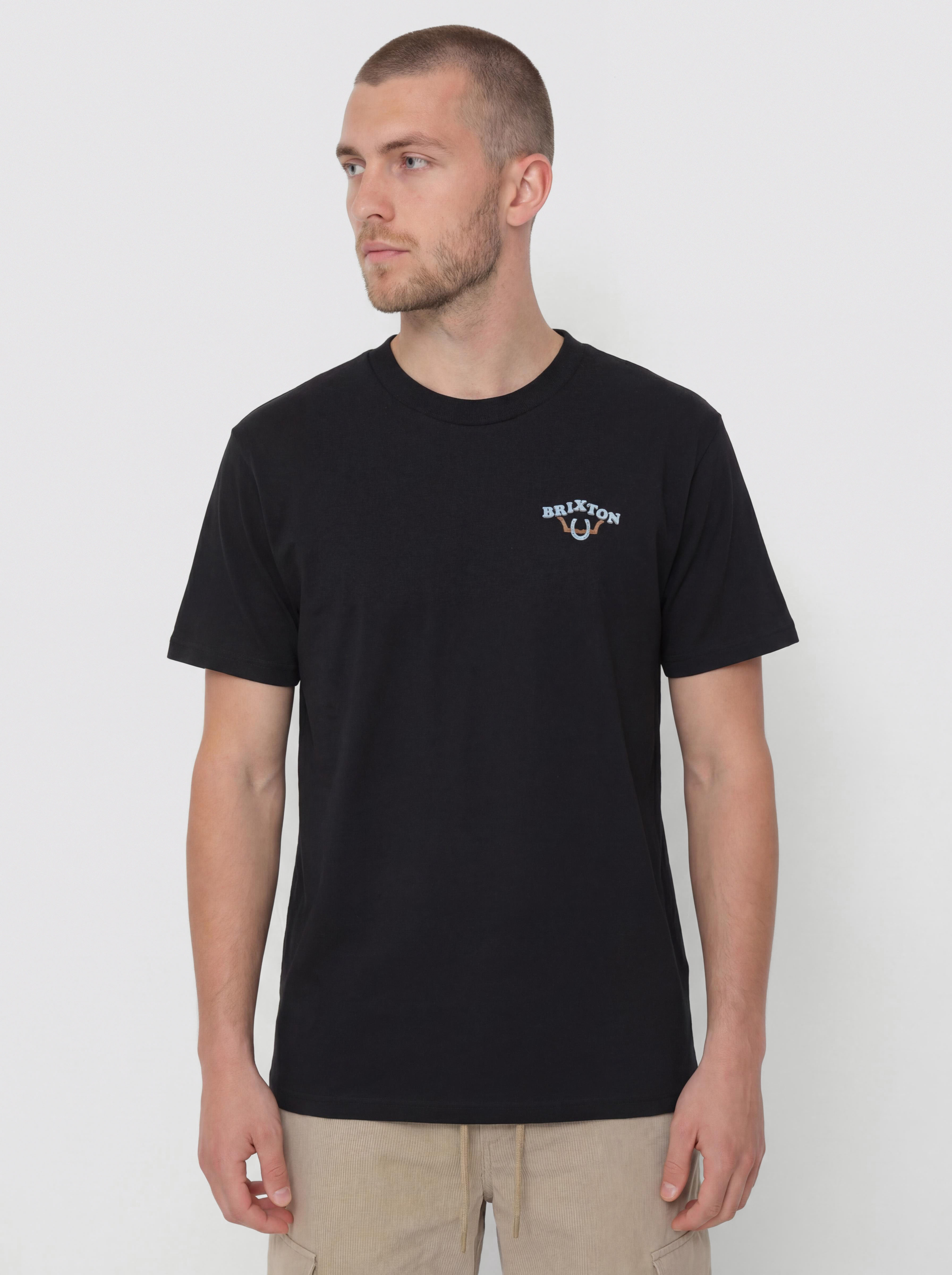 Tričko Brixton Beekman Std (black)