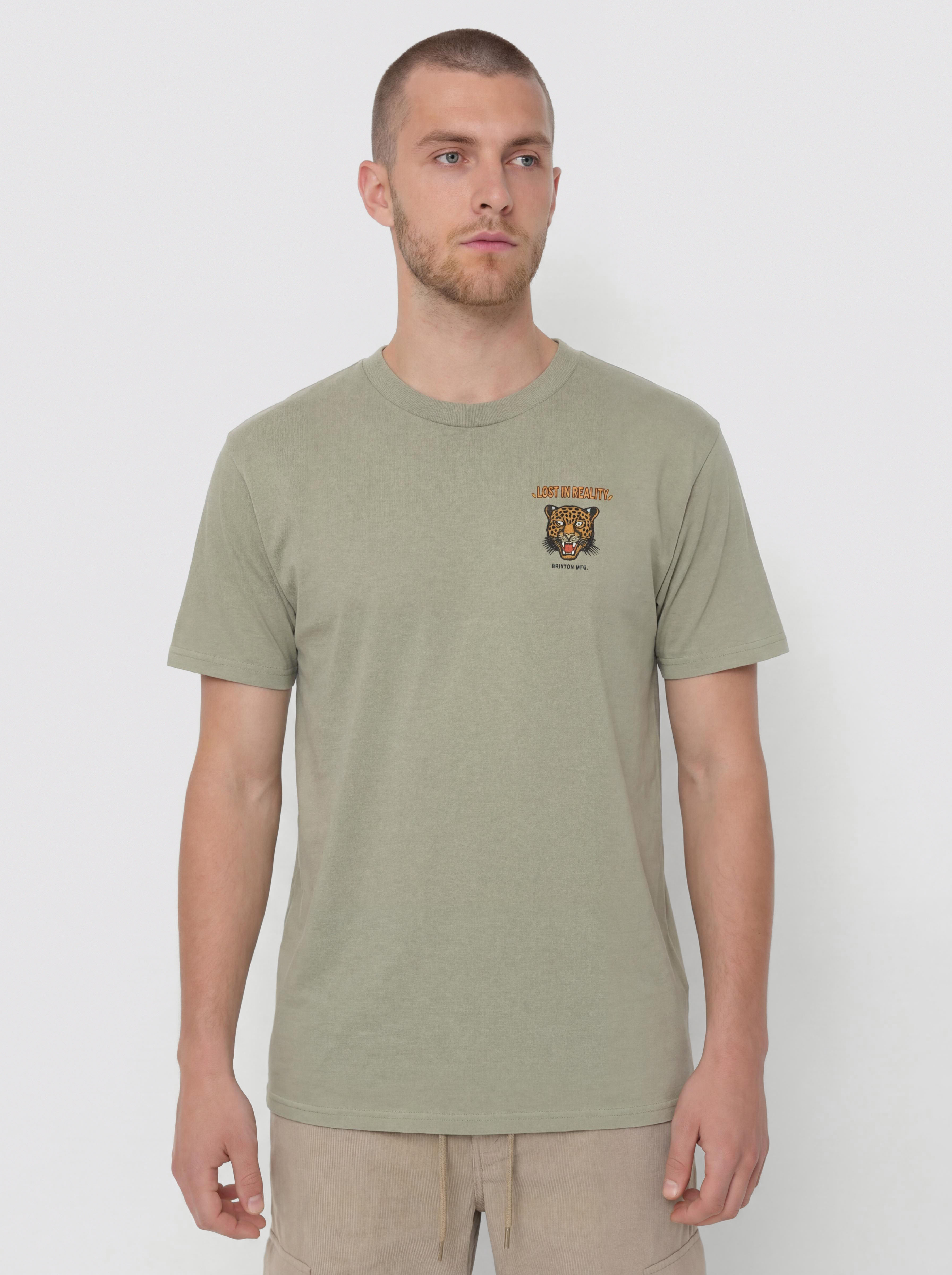 Tričko Brixton Getaway Std (desert green)