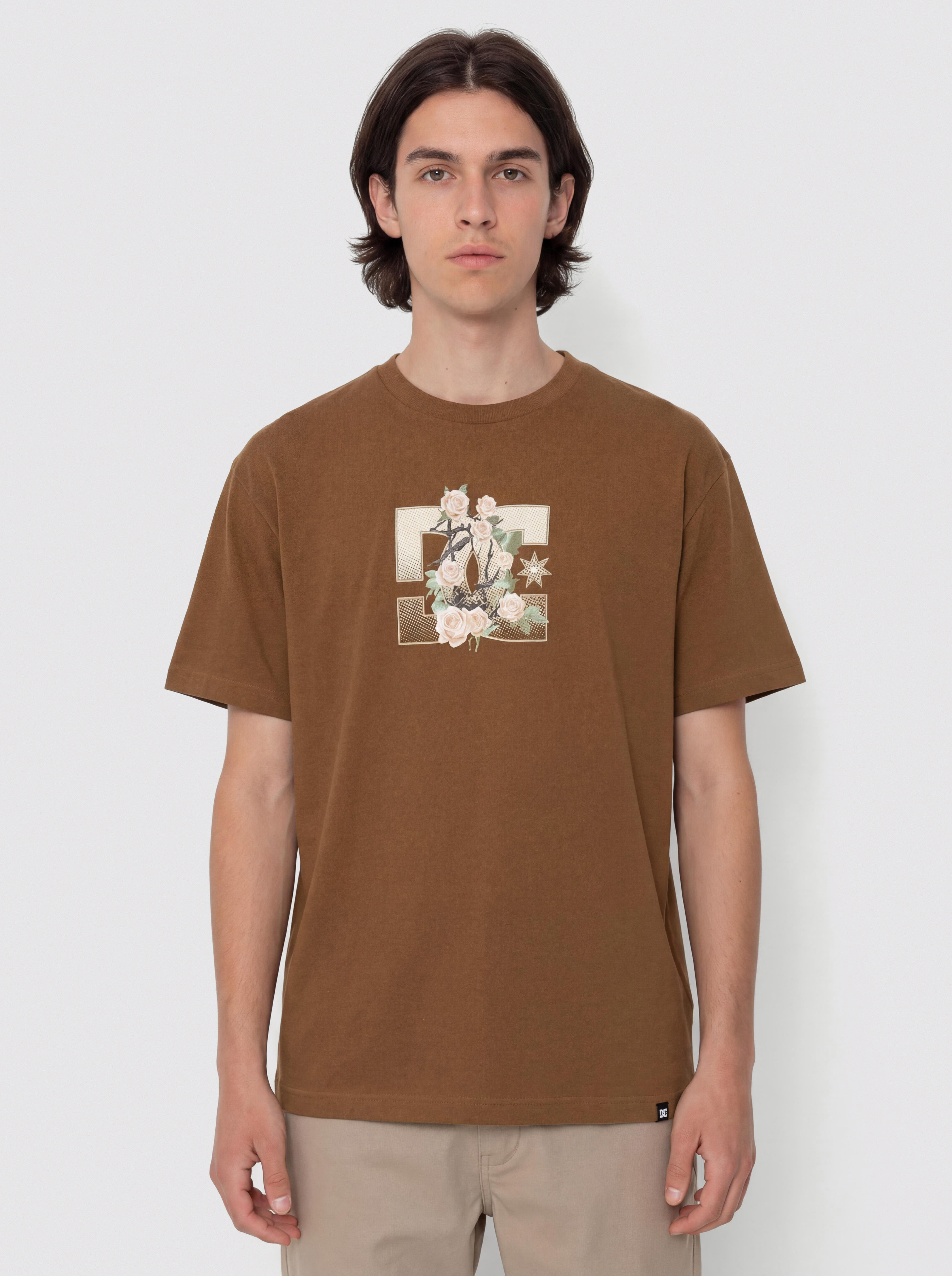 Tričko DC Rose And Thorn Star (toffee)