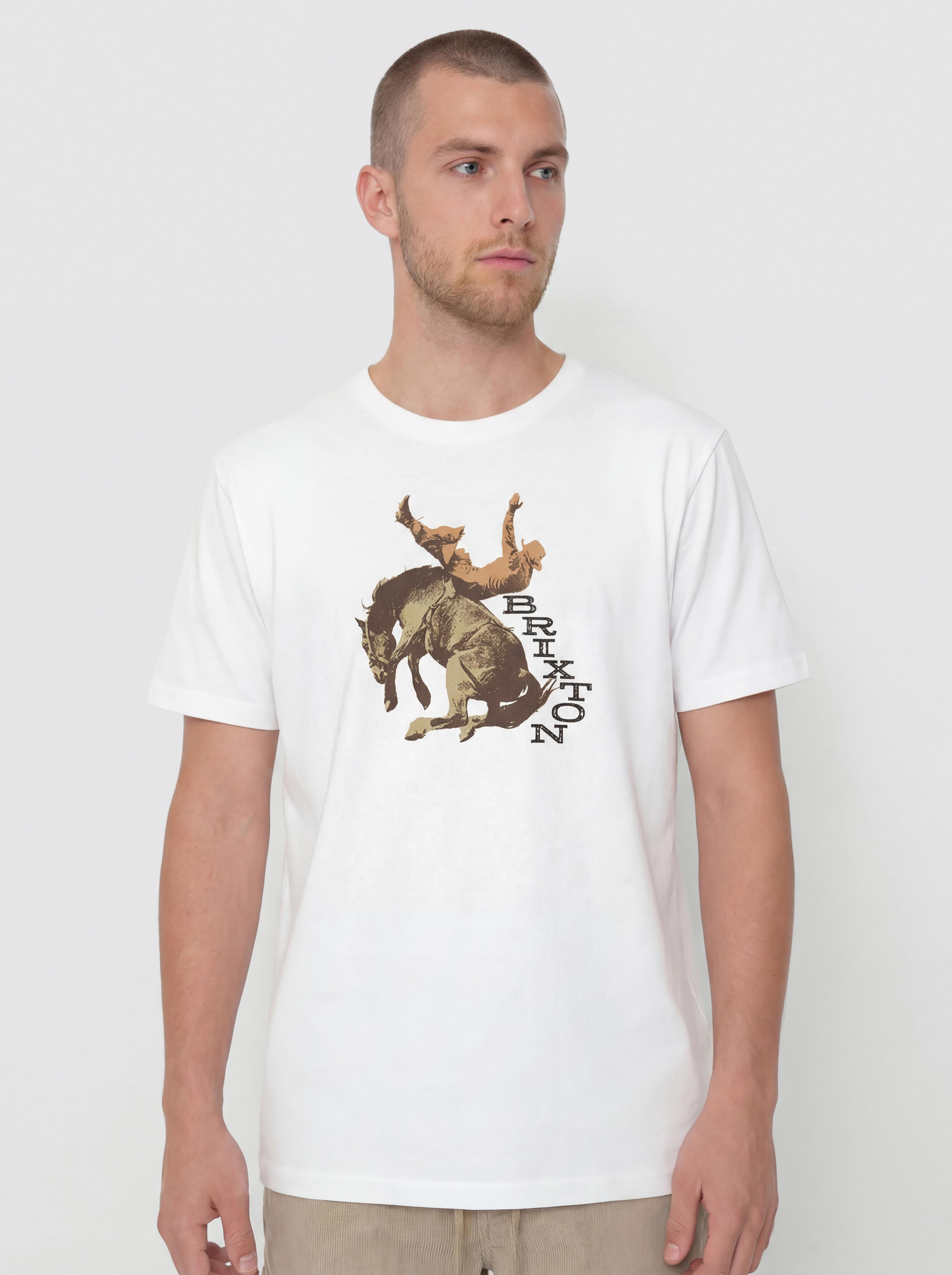 Tričko Brixton Rowdy Tlrt (white)
