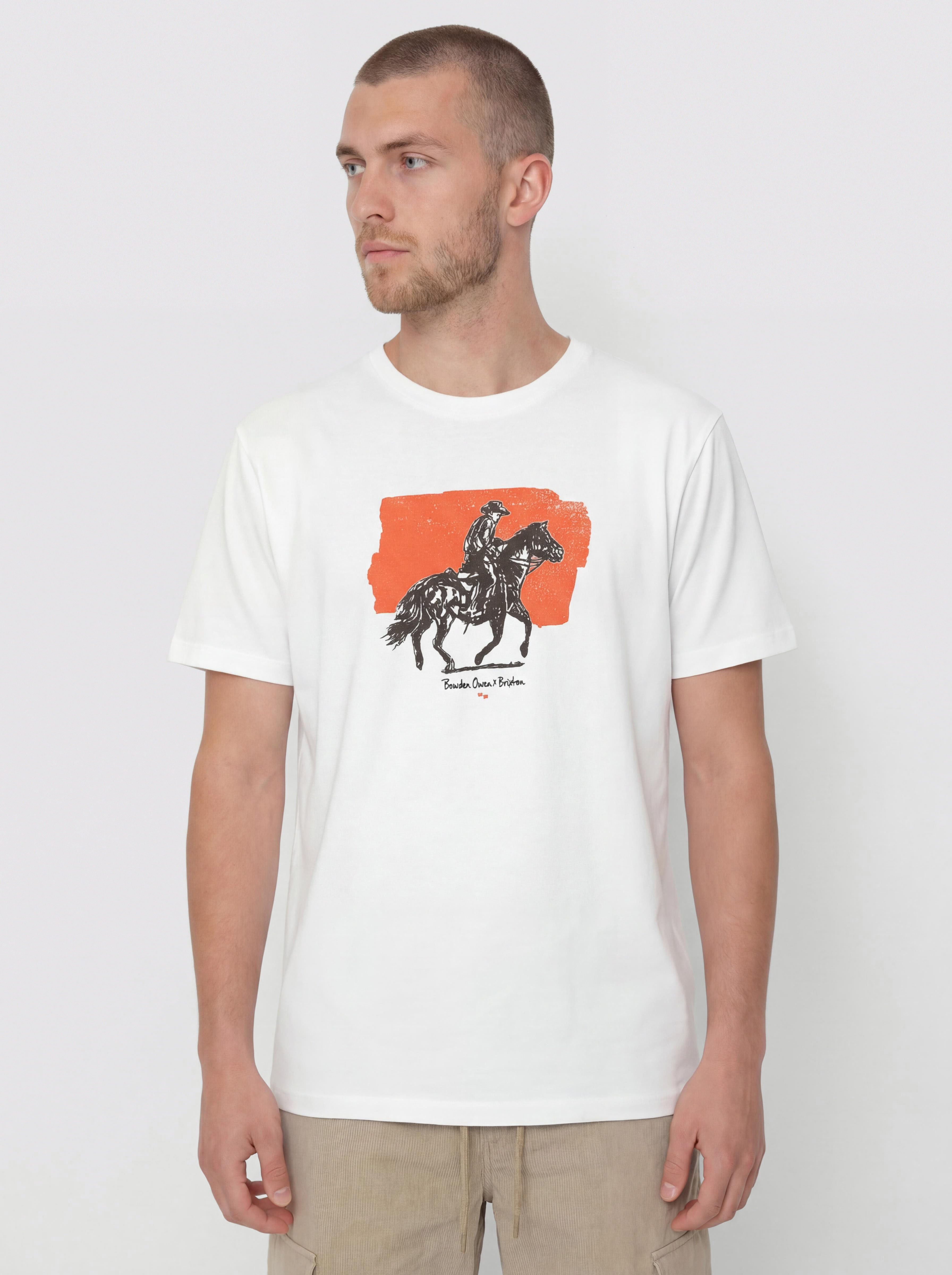 Tričko Brixton Duston Std (white)